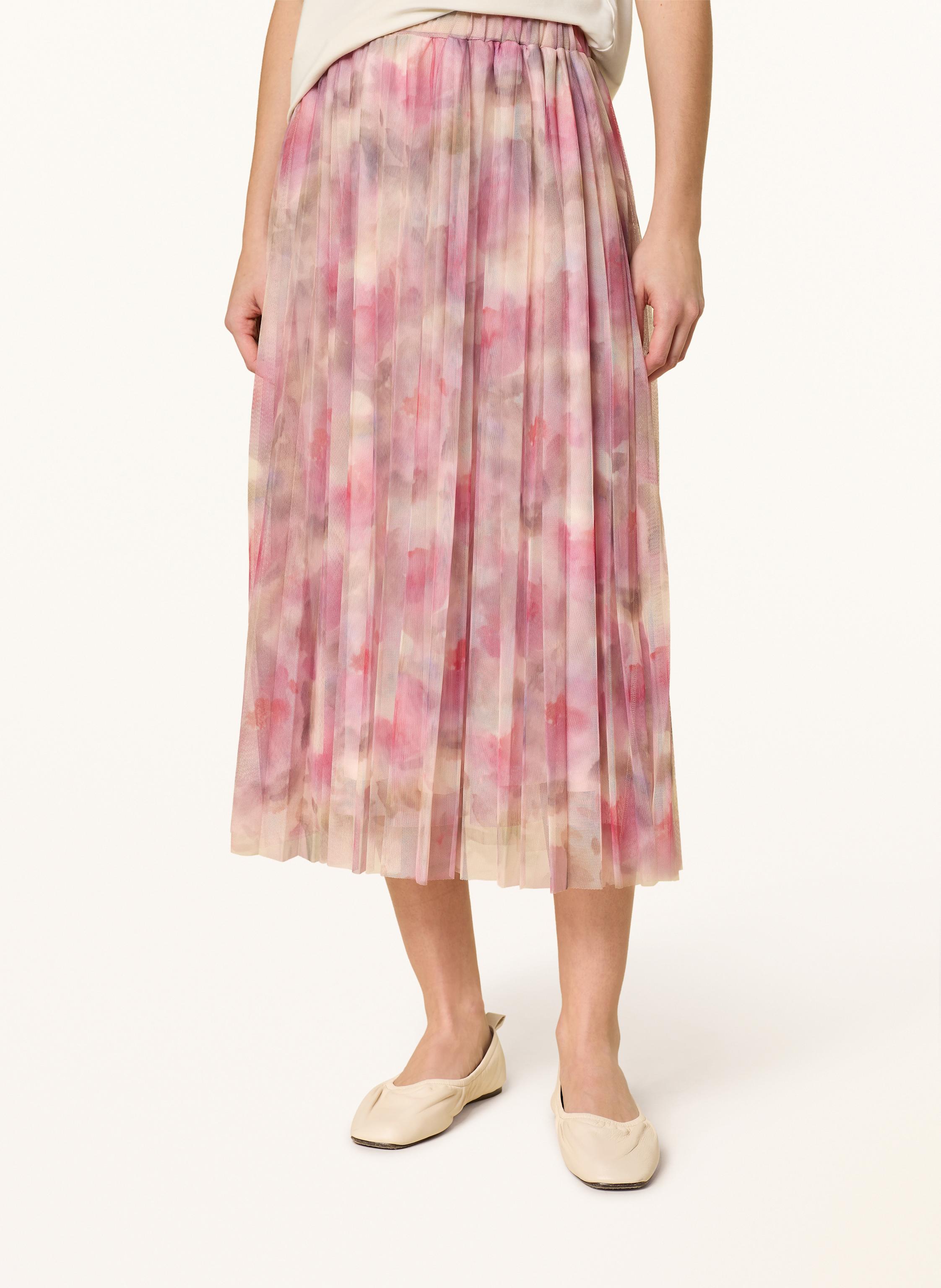 Thumbnail - More & More Plisseerock Aus Mesh lila