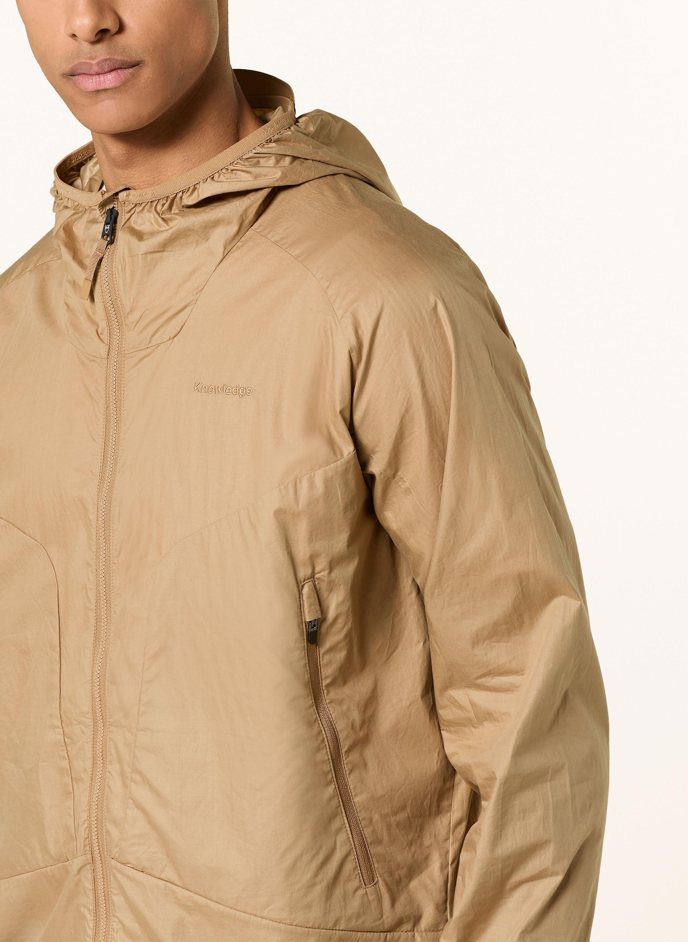 Thumbnail - Knowledgecotton Apparel Funktionsjacke Vent beige