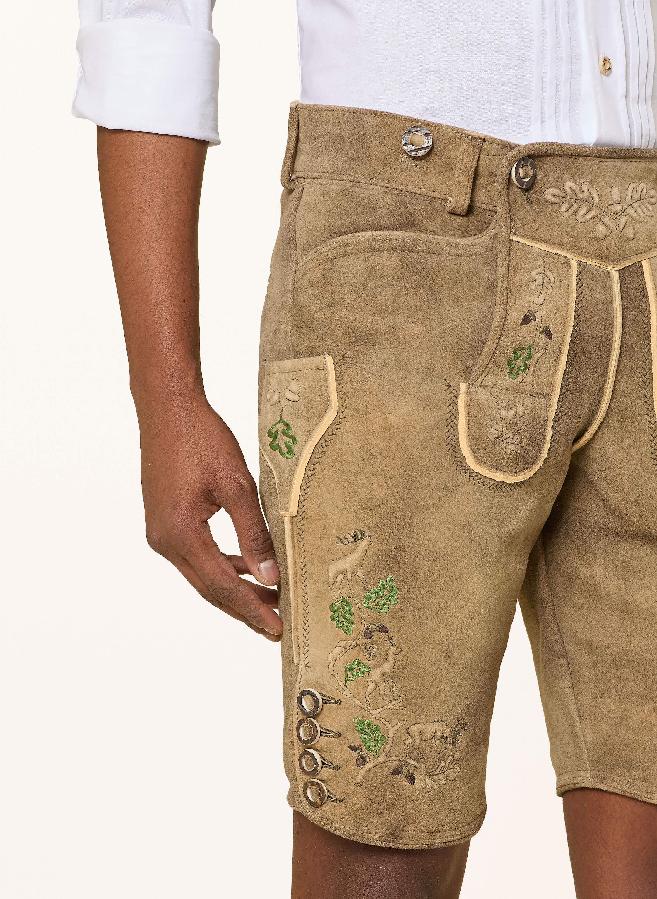 Thumbnail - Ostarrichi Trachten-Lederhose Ursprung braun