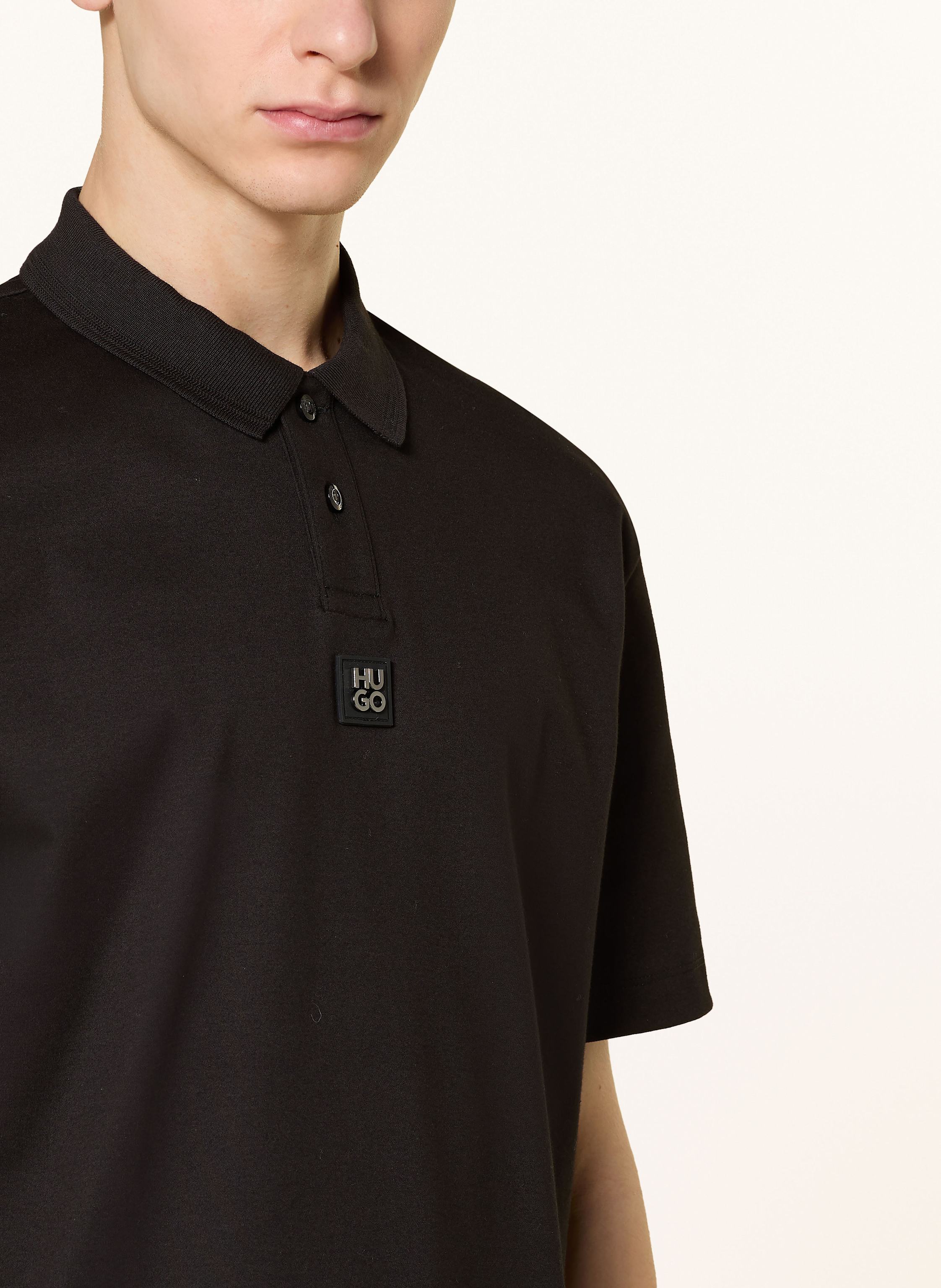 Thumbnail - Hugo Jersey-Poloshirt Deabono schwarz