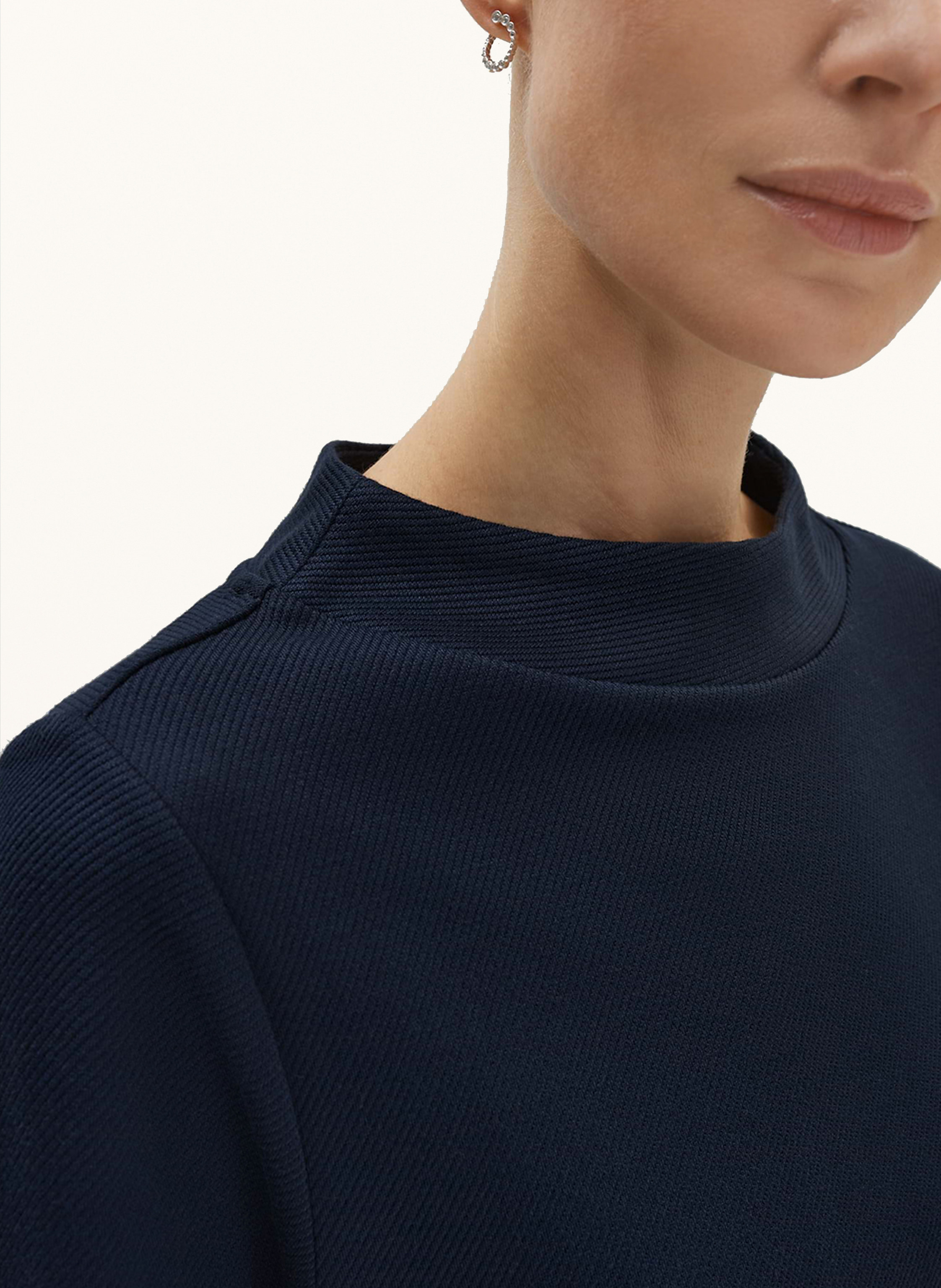 Thumbnail - Someday Sweatshirt Ubertah Mit 3/4-Arm blau