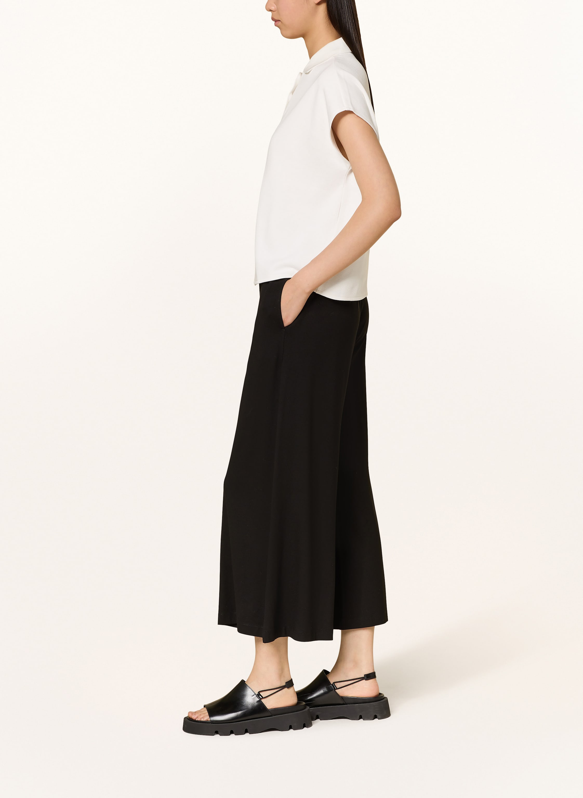 Thumbnail - Marc O'polo Denim Jersey-Culotte Arina schwarz