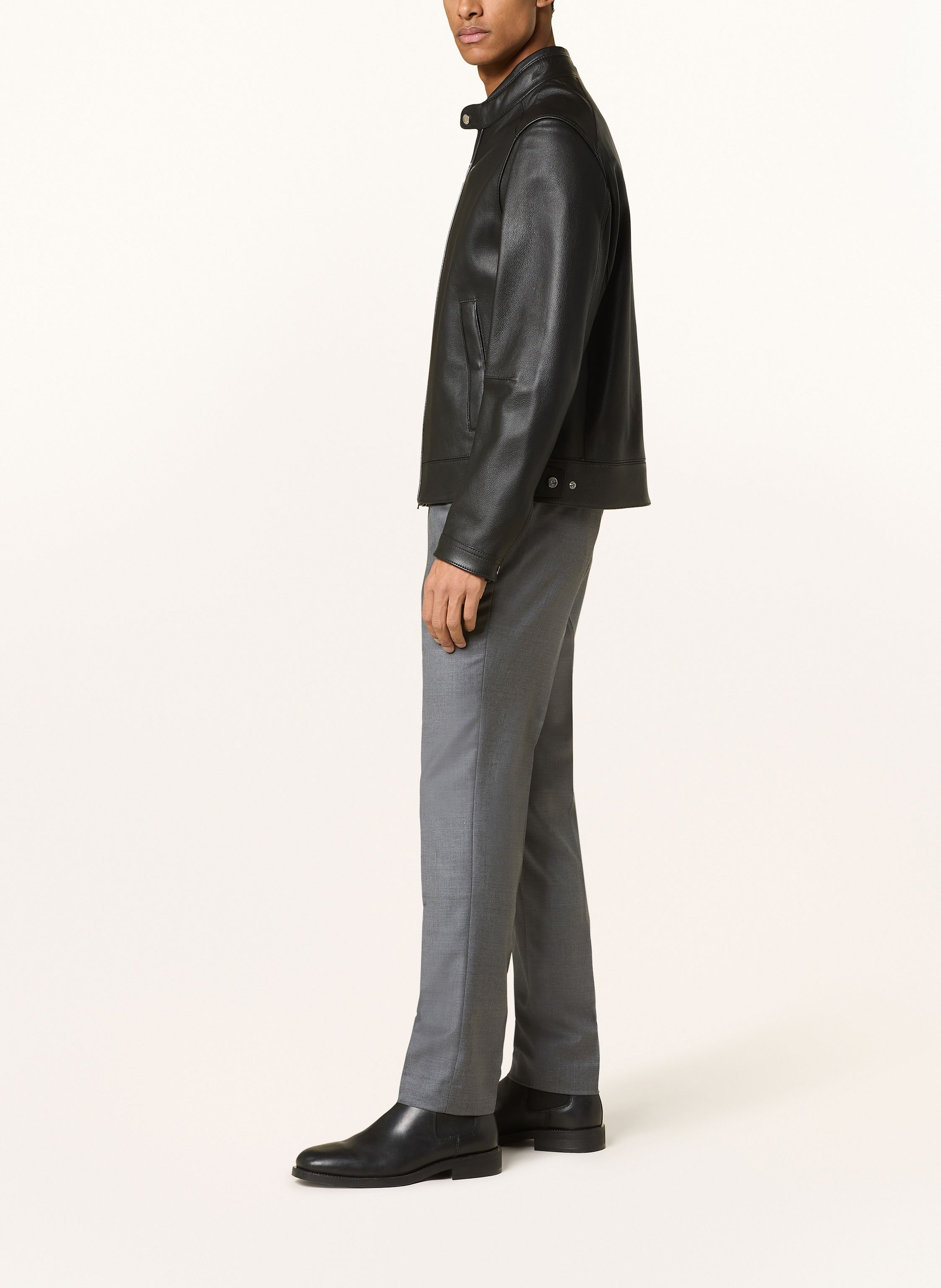 Thumbnail - Reiss Chino Plain Weave grau