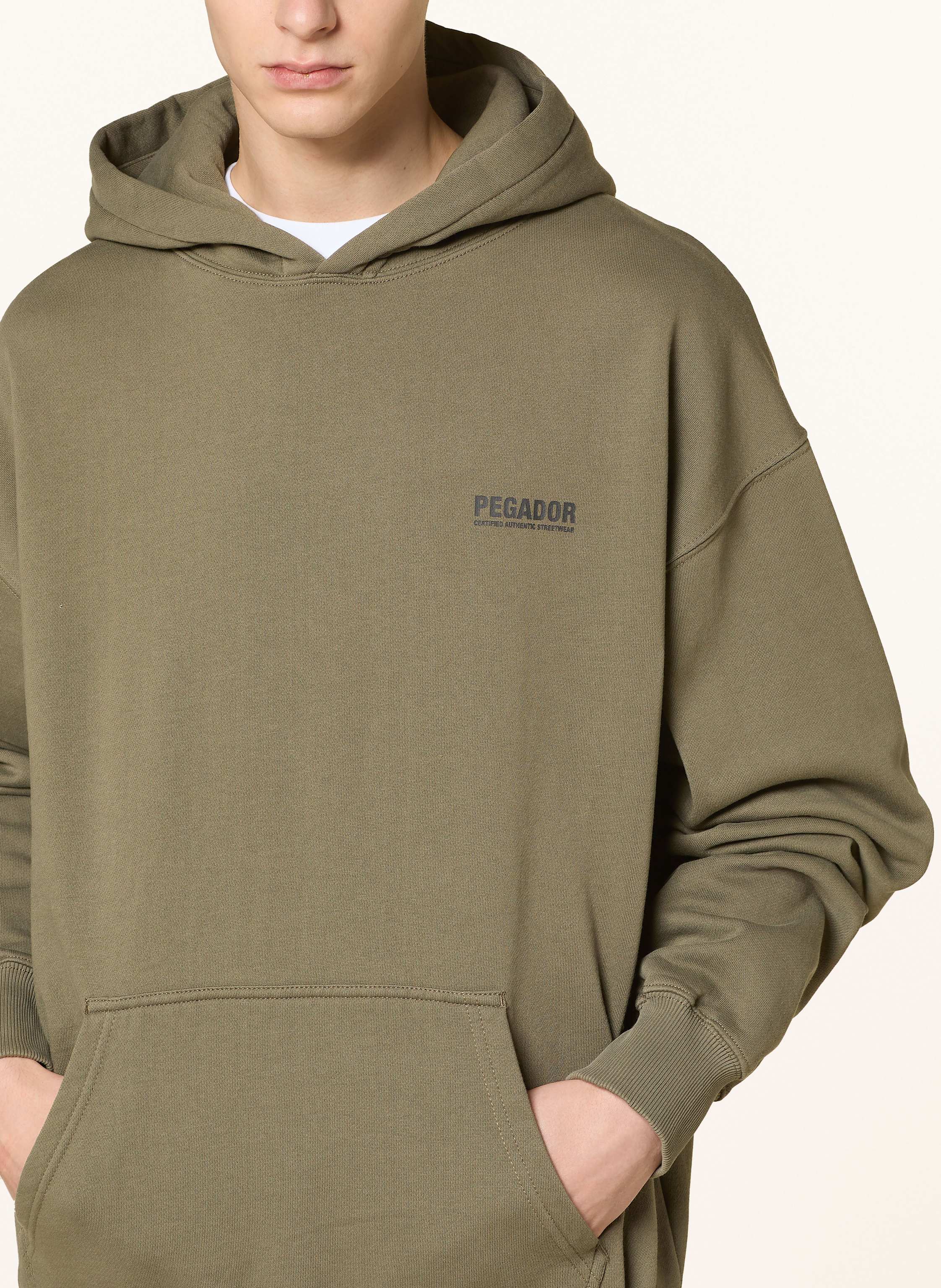 Thumbnail - Pegador Oversized-Hoodie Clinton gruen