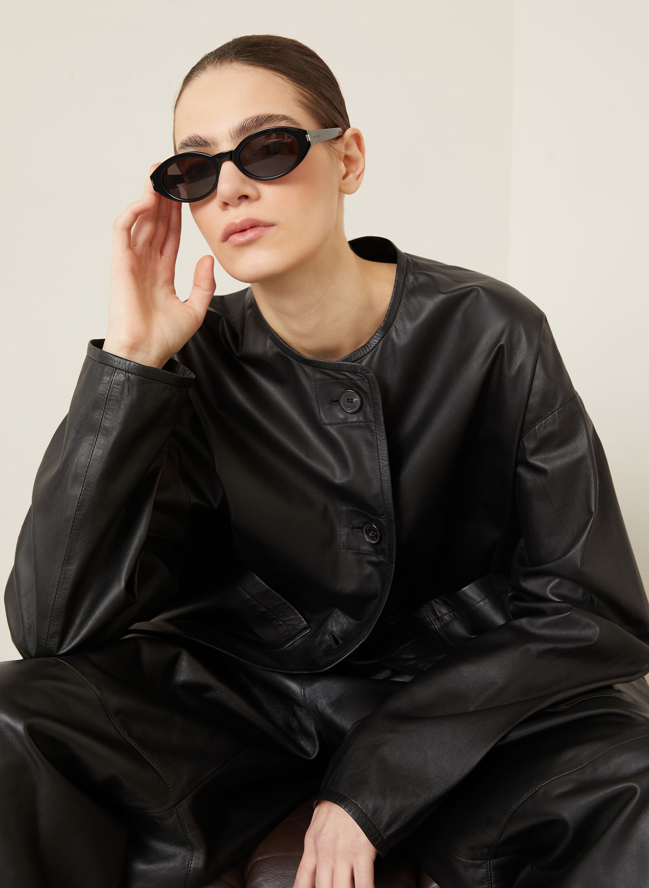 Thumbnail - Utzon Lederjacke Jacke Jia schwarz