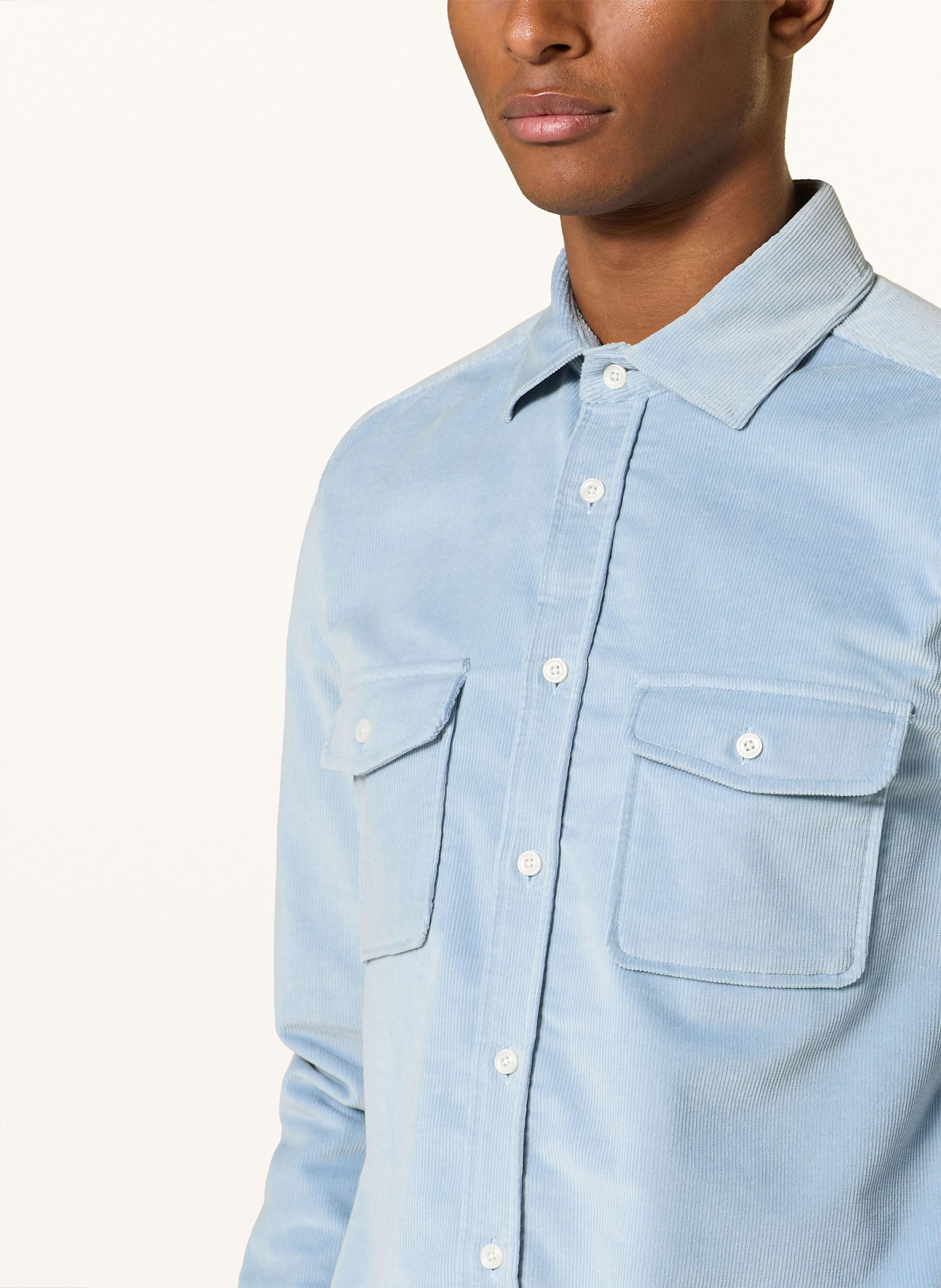Thumbnail - Reiss Cord-Overshirt Tucci blau