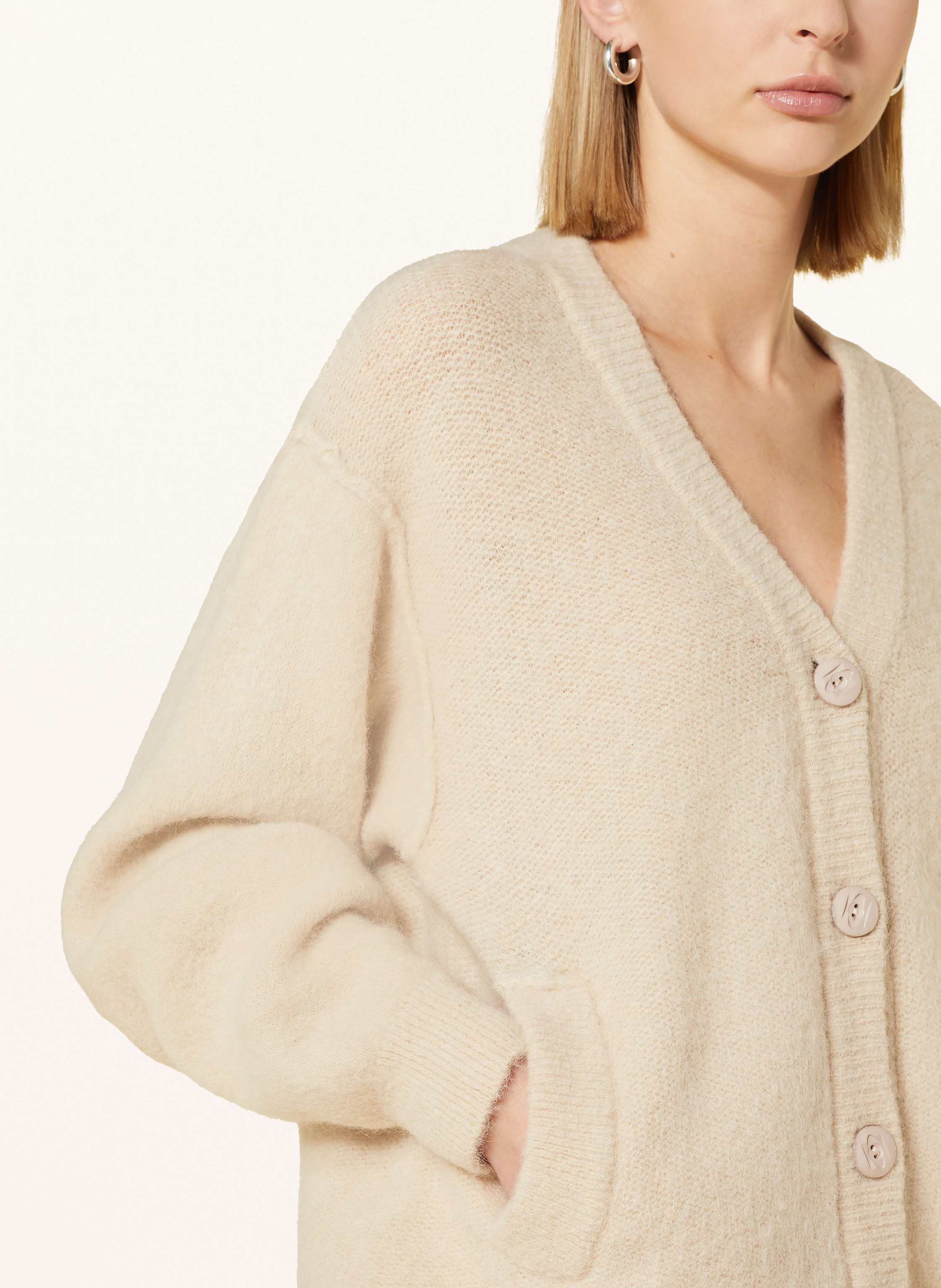 Thumbnail - Miss Goodlife Strickjacke beige