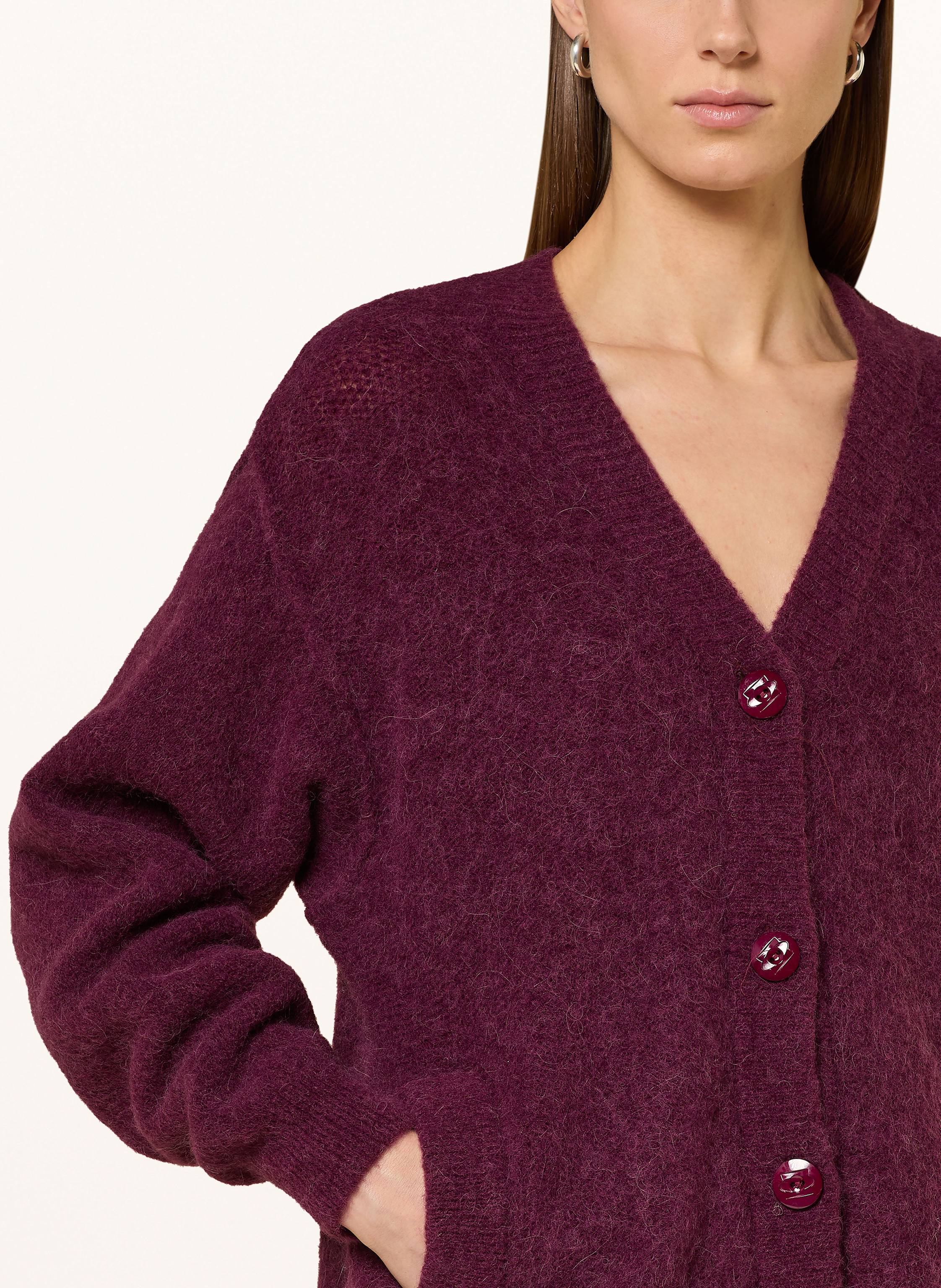 Thumbnail - Miss Goodlife Strickjacke Mit Alpaka rot
