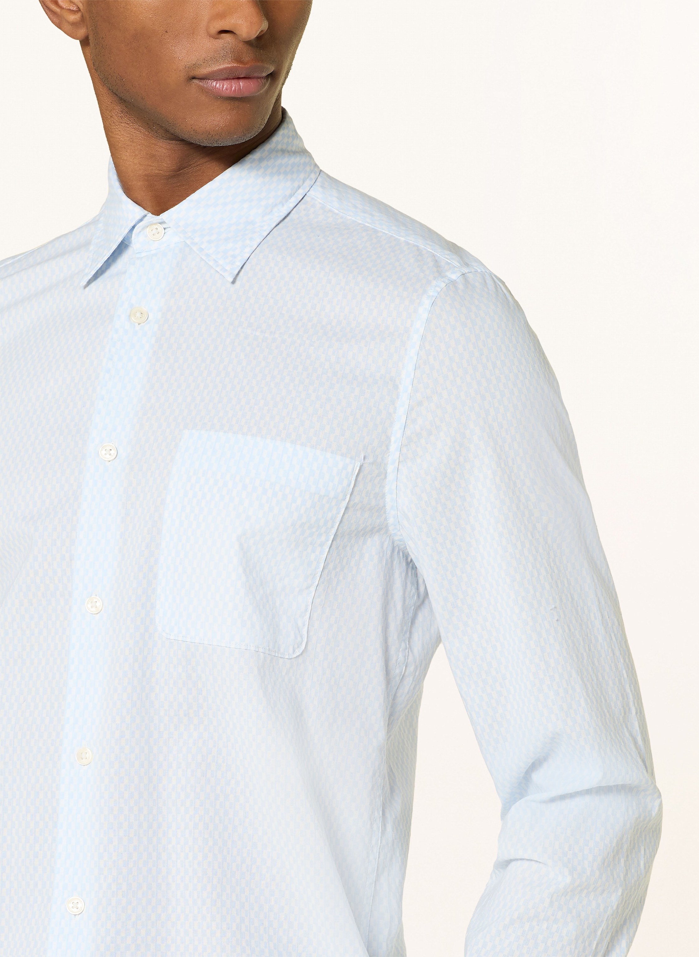 Thumbnail - Marc O'polo Hemd Shaped Fit blau