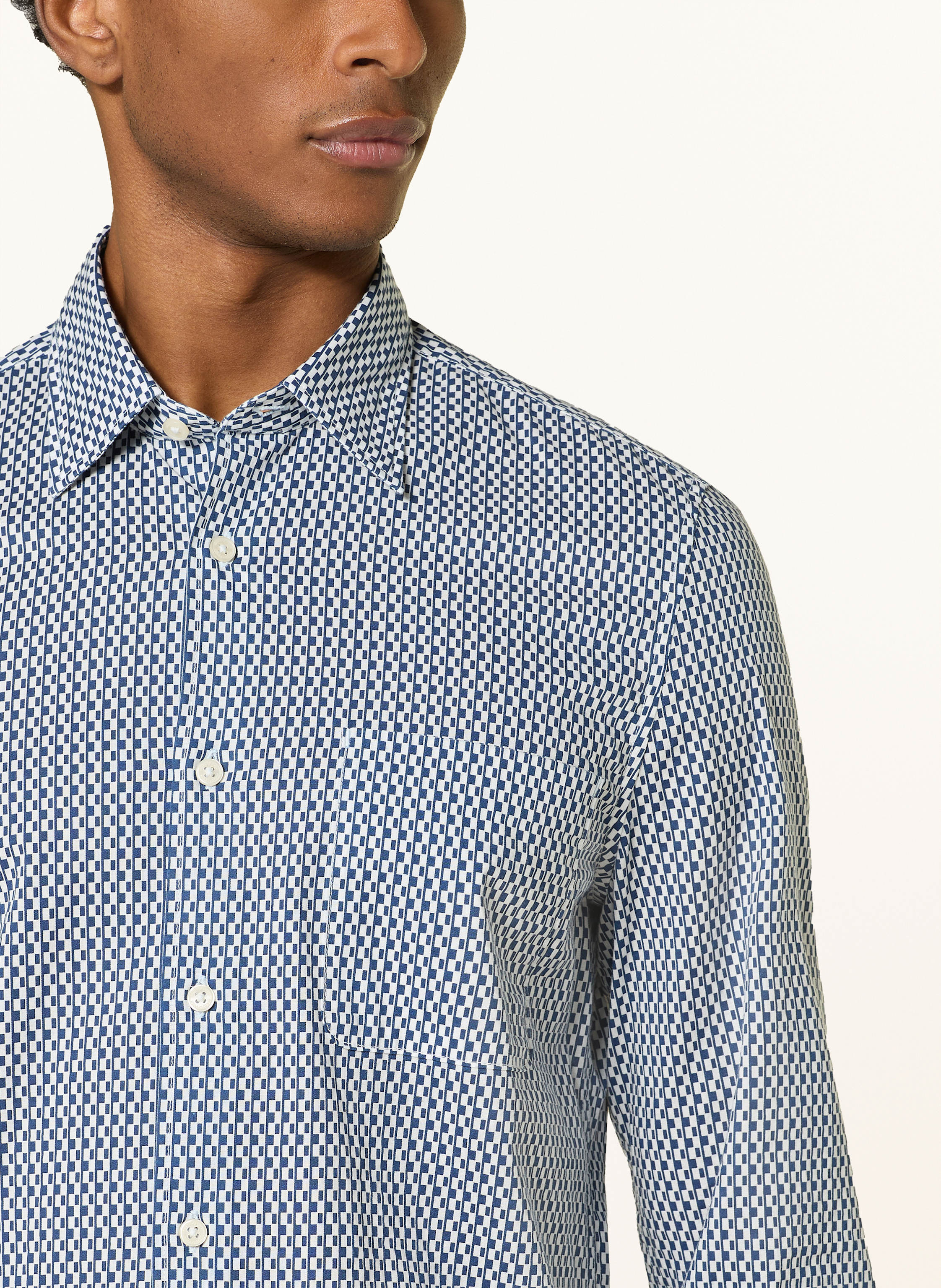 Thumbnail - Marc O'polo Hemd Shaped Fit blau