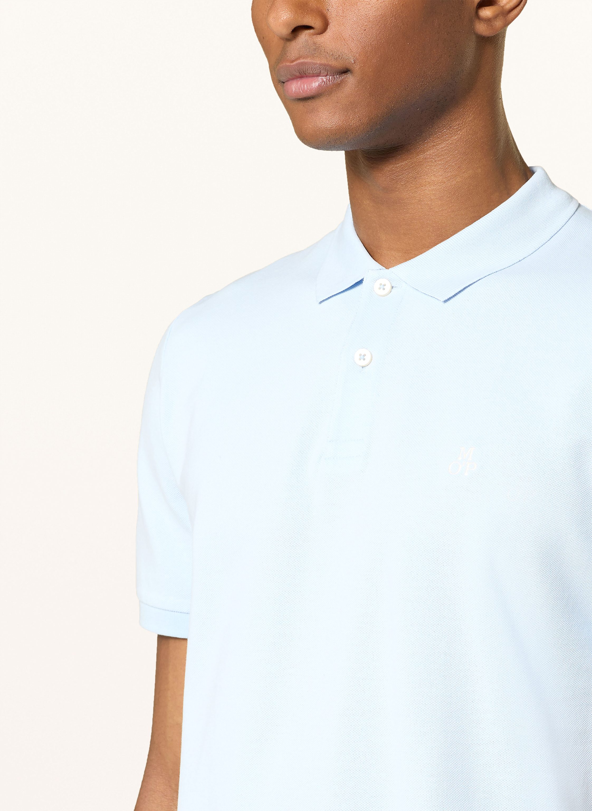 Thumbnail - Marc O'polo Piqué-Poloshirt Regular Fit blau