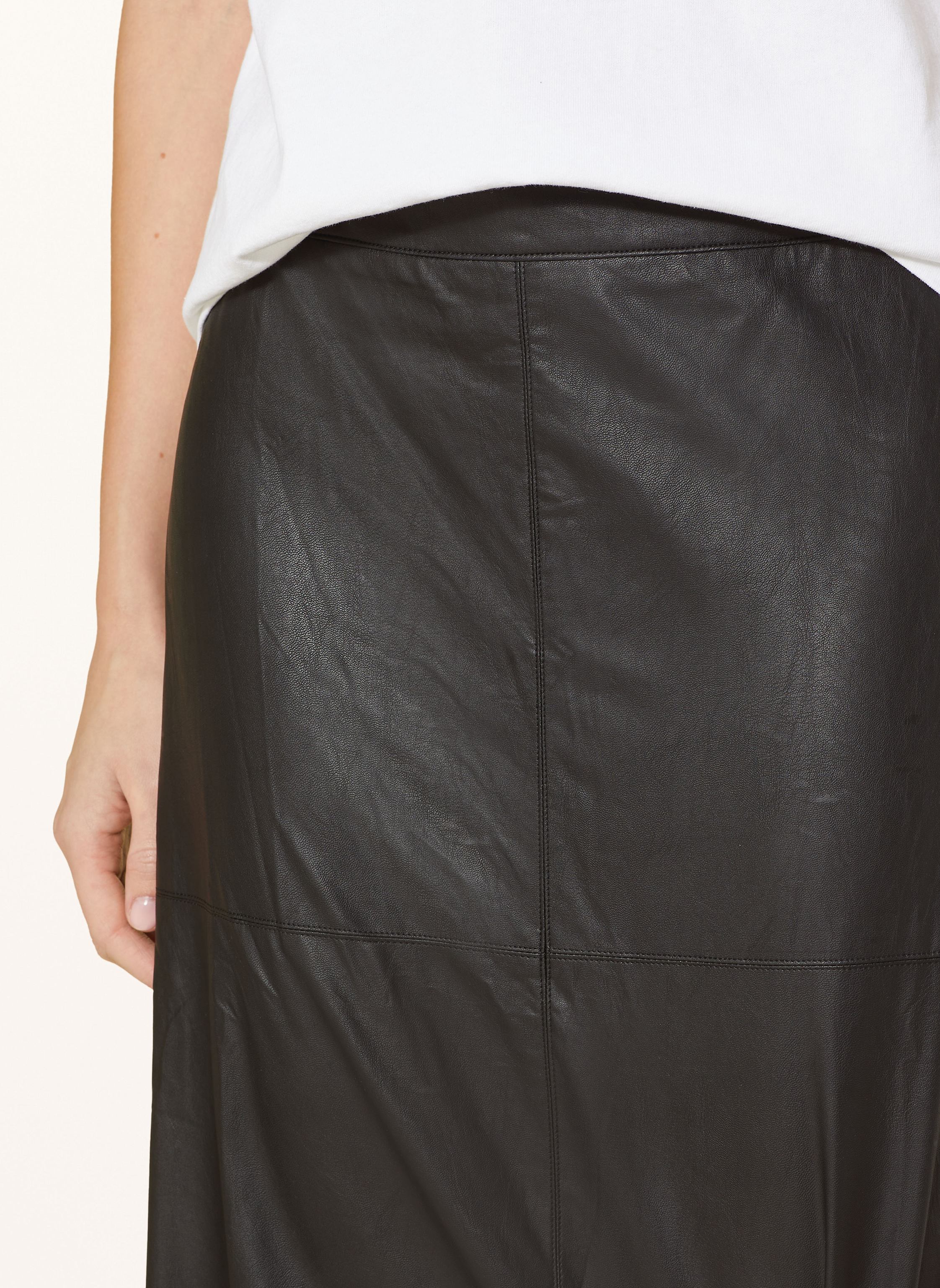 Thumbnail - Miss Goodlife Rock In Lederoptik schwarz