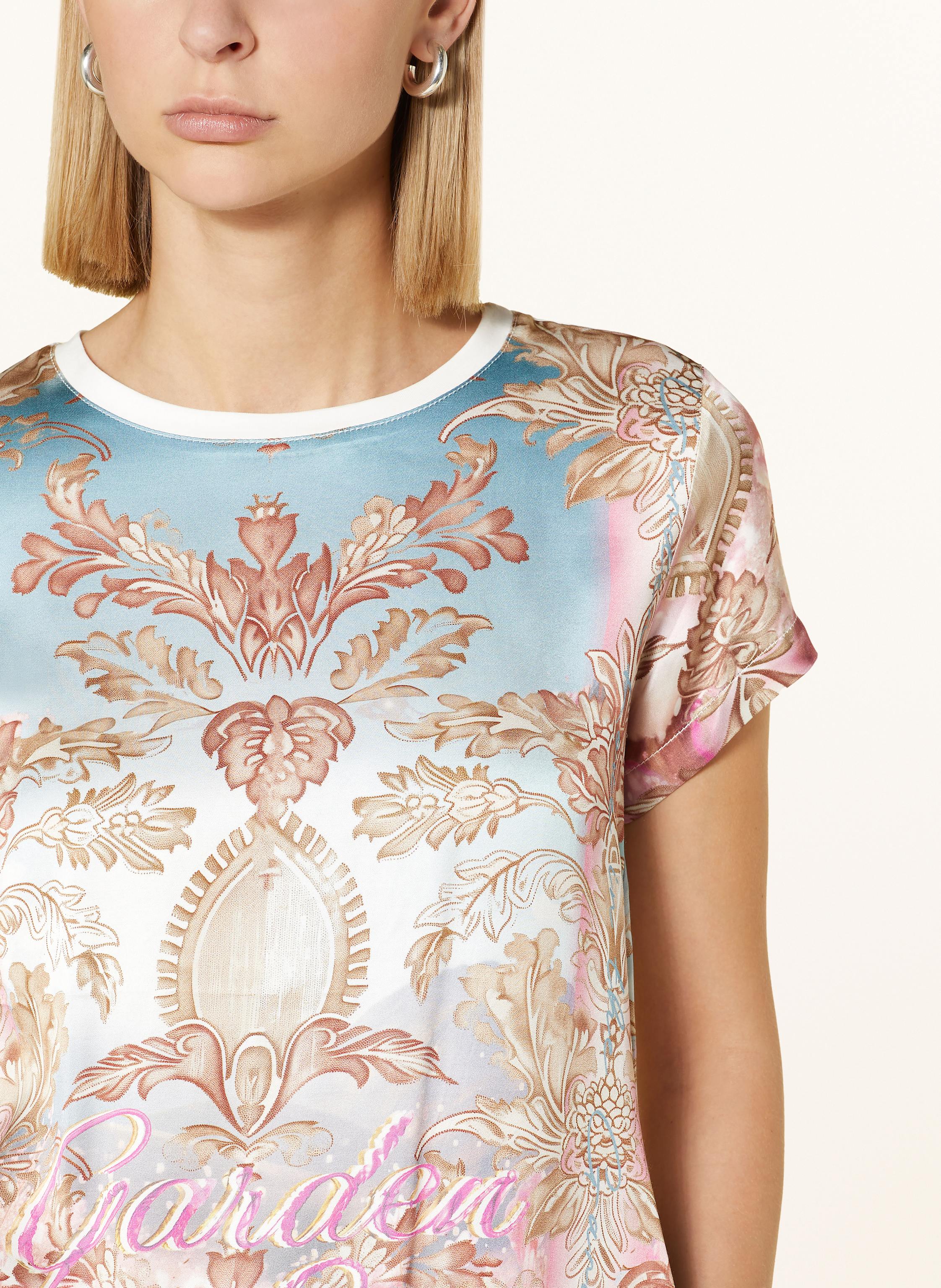 Thumbnail - Miss Goodlife T-Shirt Im Materialmix rosa