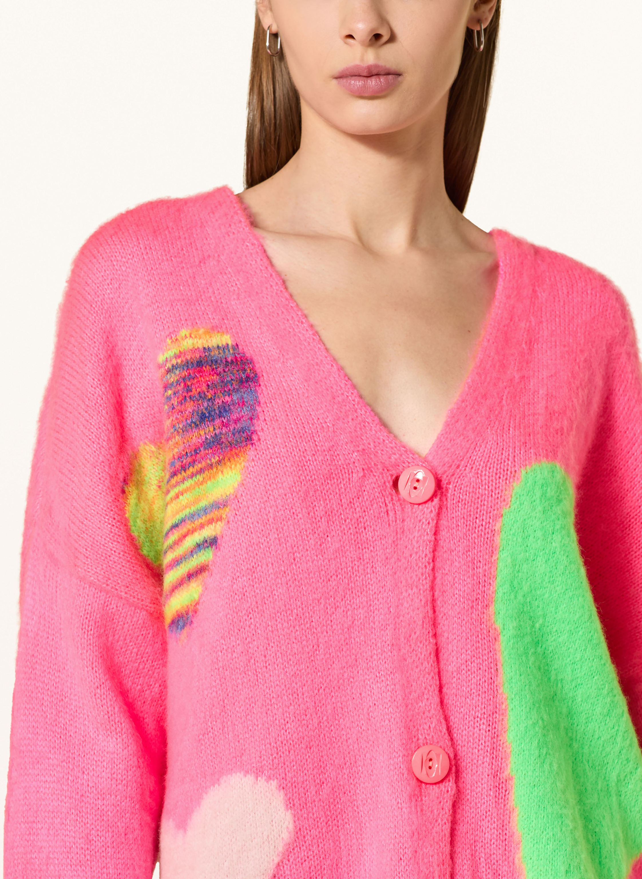 Thumbnail - Miss Goodlife Strickjacke pink
