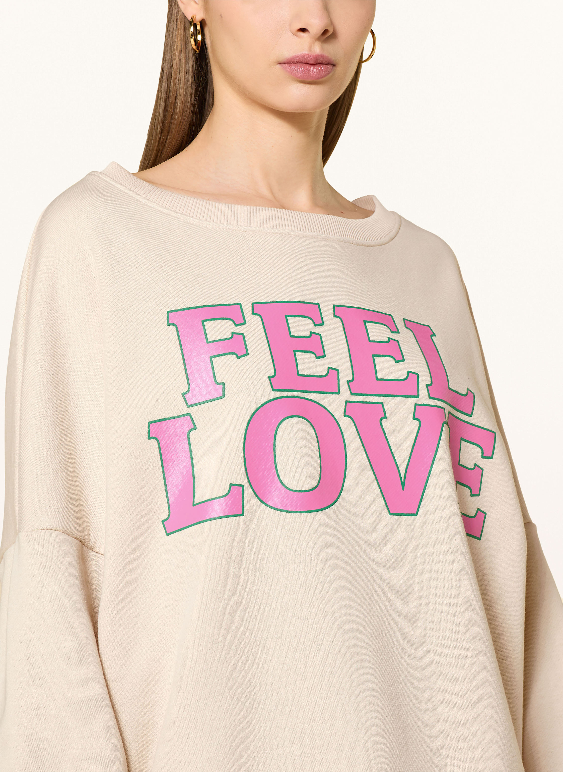 Thumbnail - Miss Goodlife Sweatshirt beige