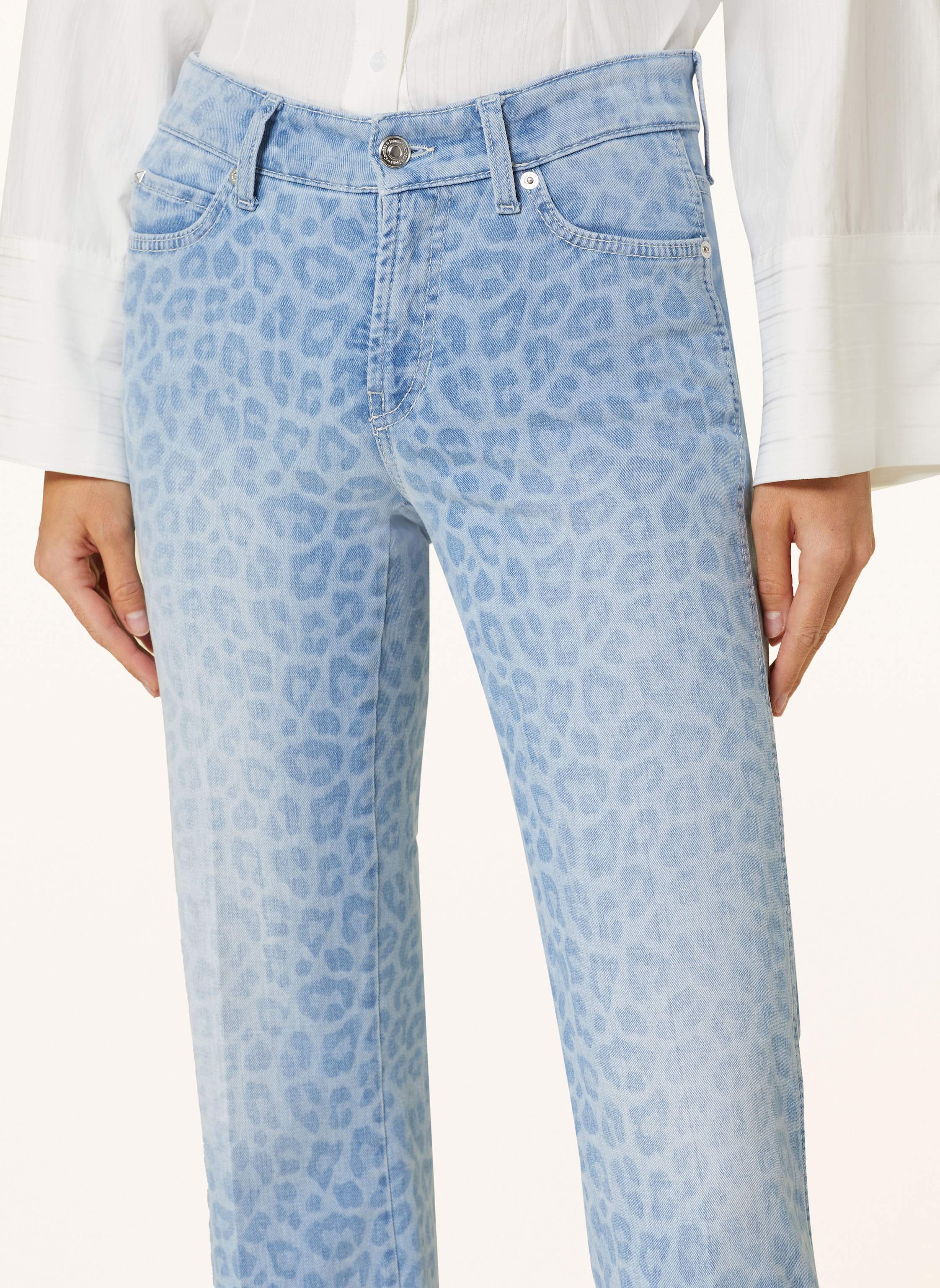 Thumbnail - Cambio Flared Jeans Francesca blau