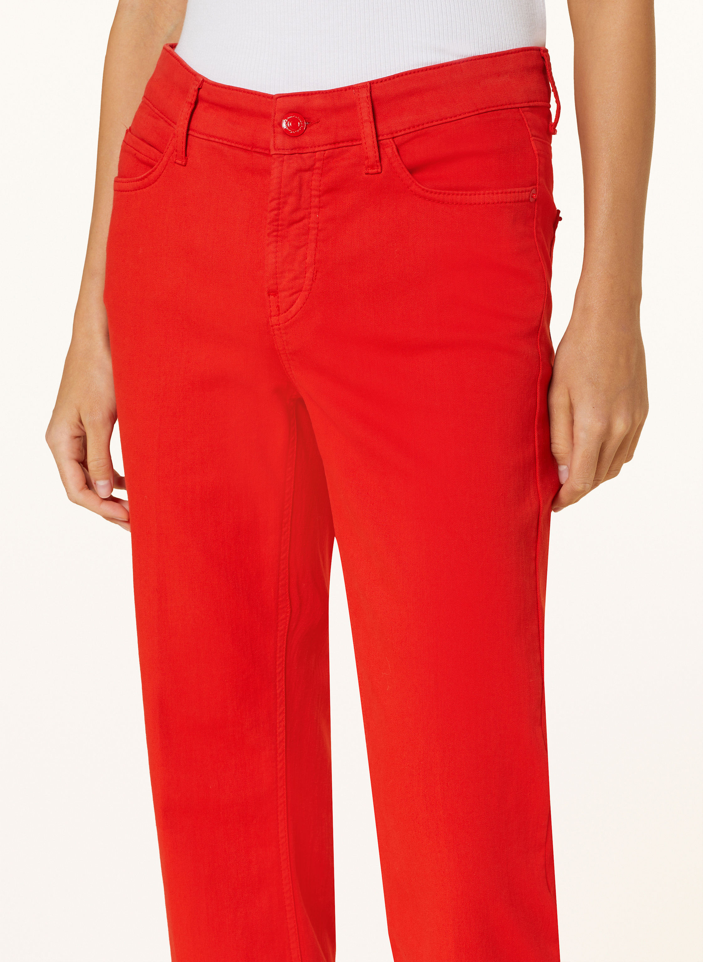 Thumbnail - Cambio Flared Jeans Francesca rot