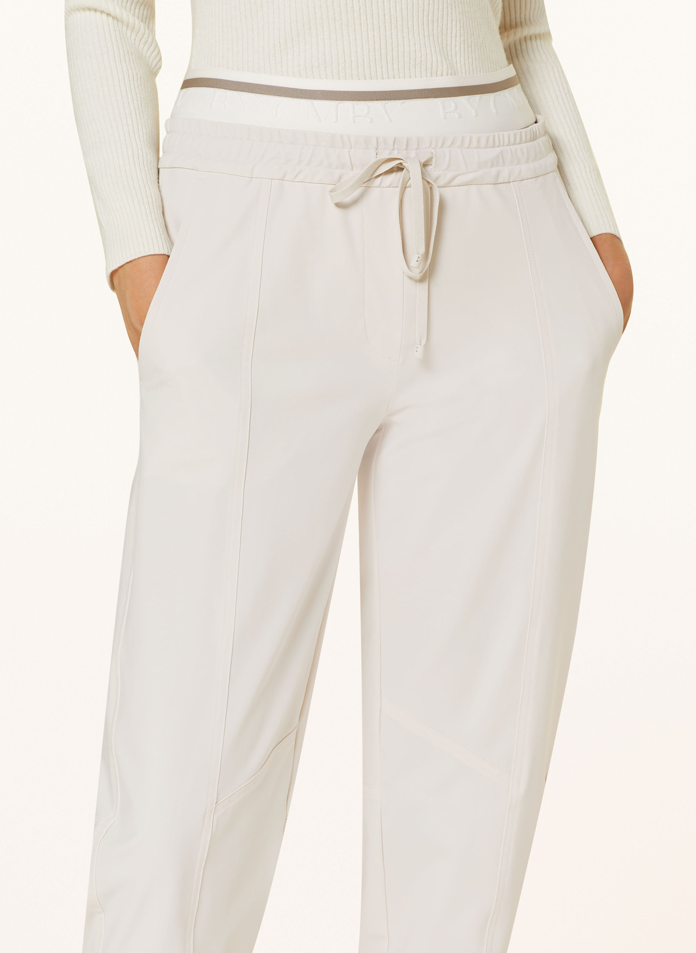 Thumbnail - Cambio 7/8-Hose Eden Im Jogging-Stil weiss