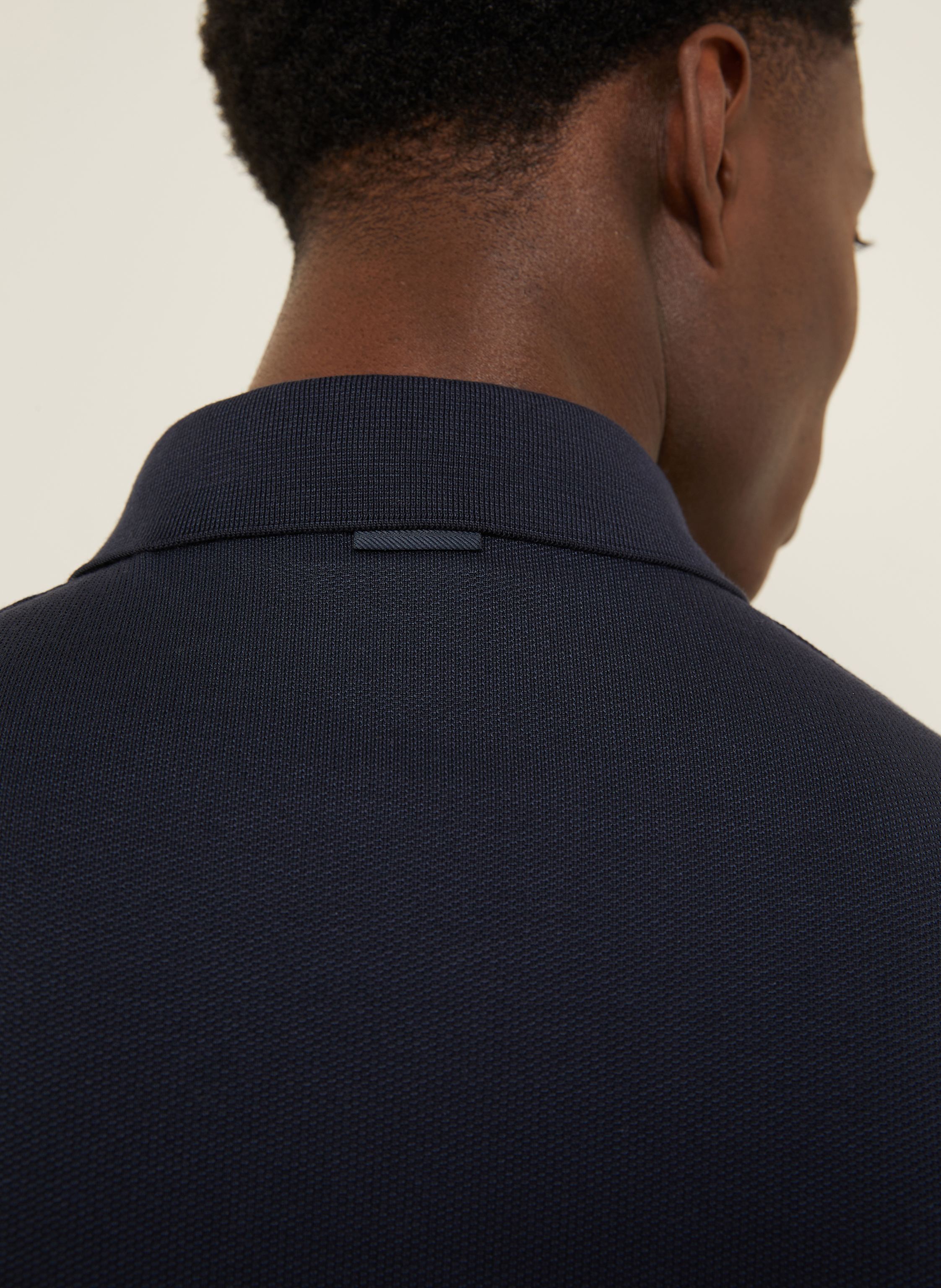 Thumbnail - Zegna Jersey-Poloshirt Mit Seide blau