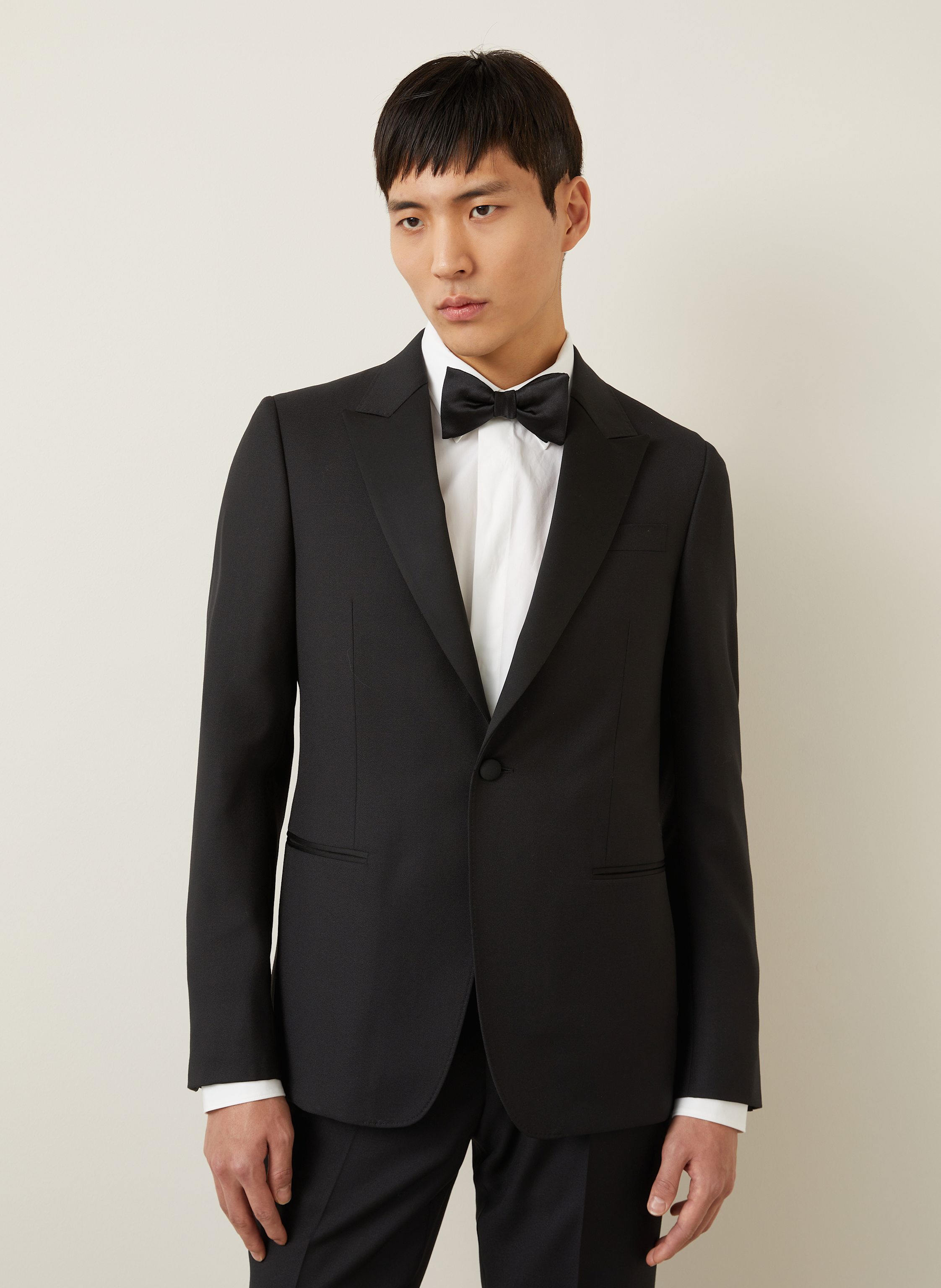 Thumbnail - Zegna Smoking Extra Slim Fit schwarz