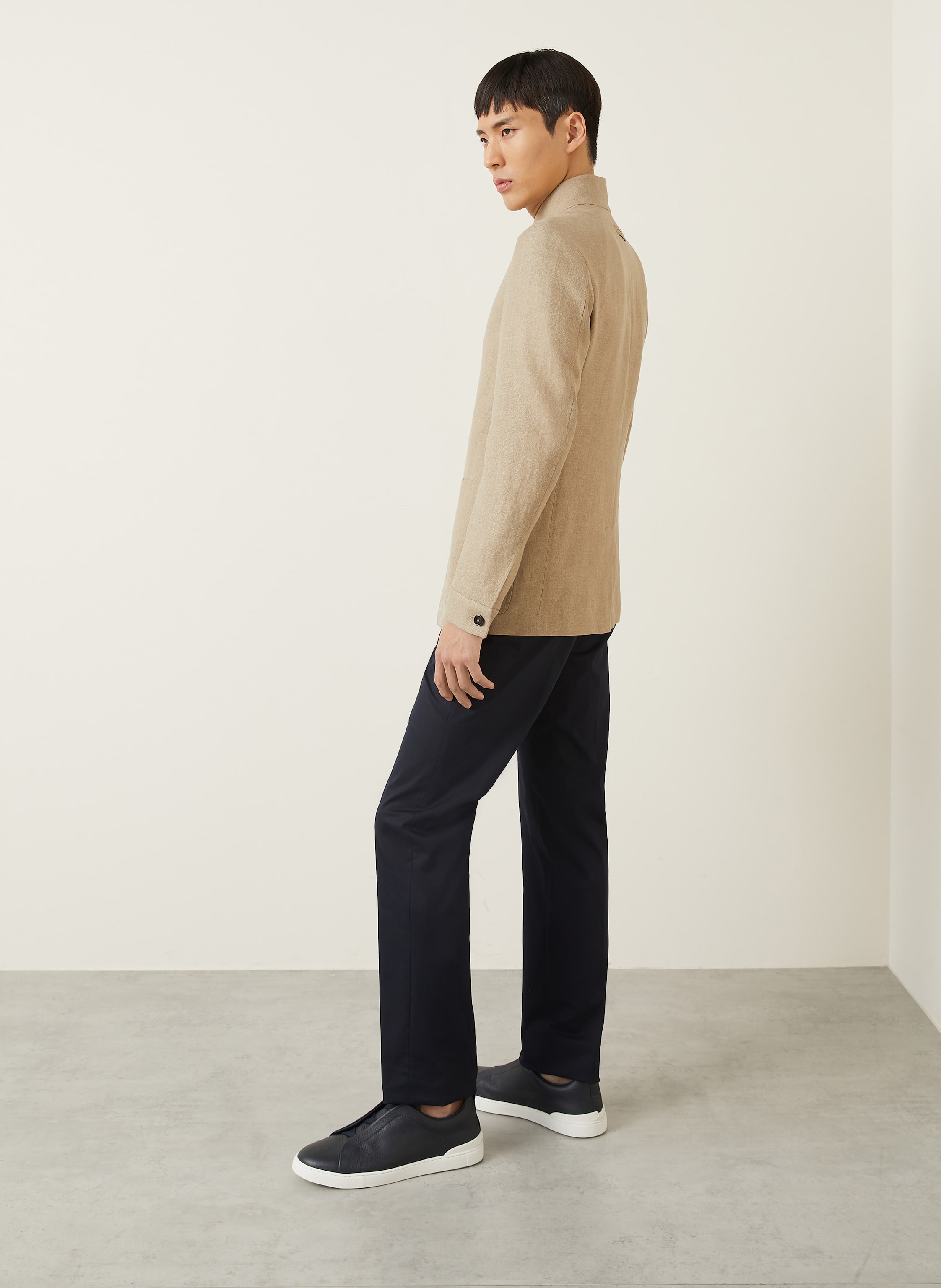 Thumbnail - Zegna Chino Slim Fit blau