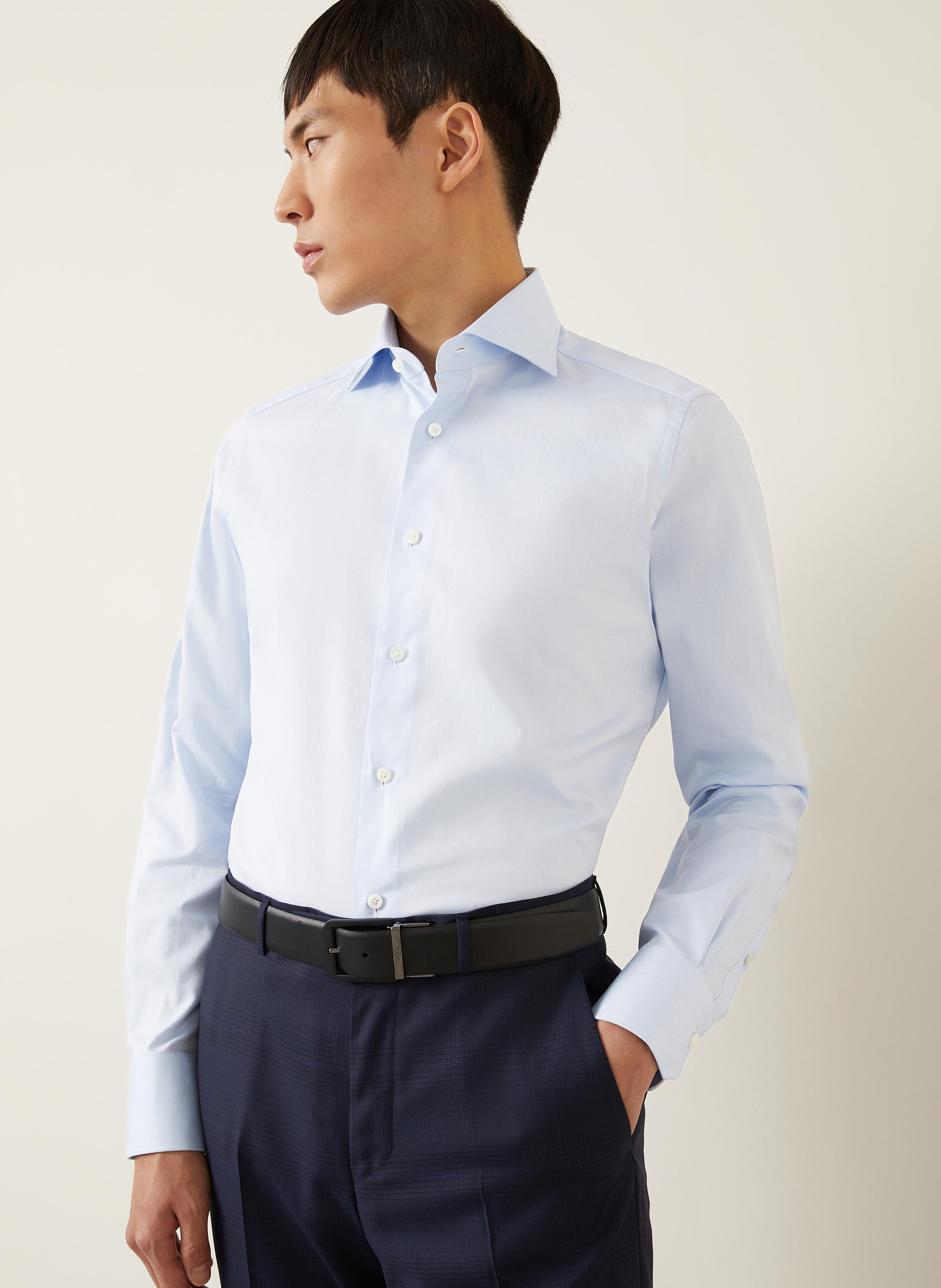 Thumbnail - Zegna Hemd Regular Fit blau