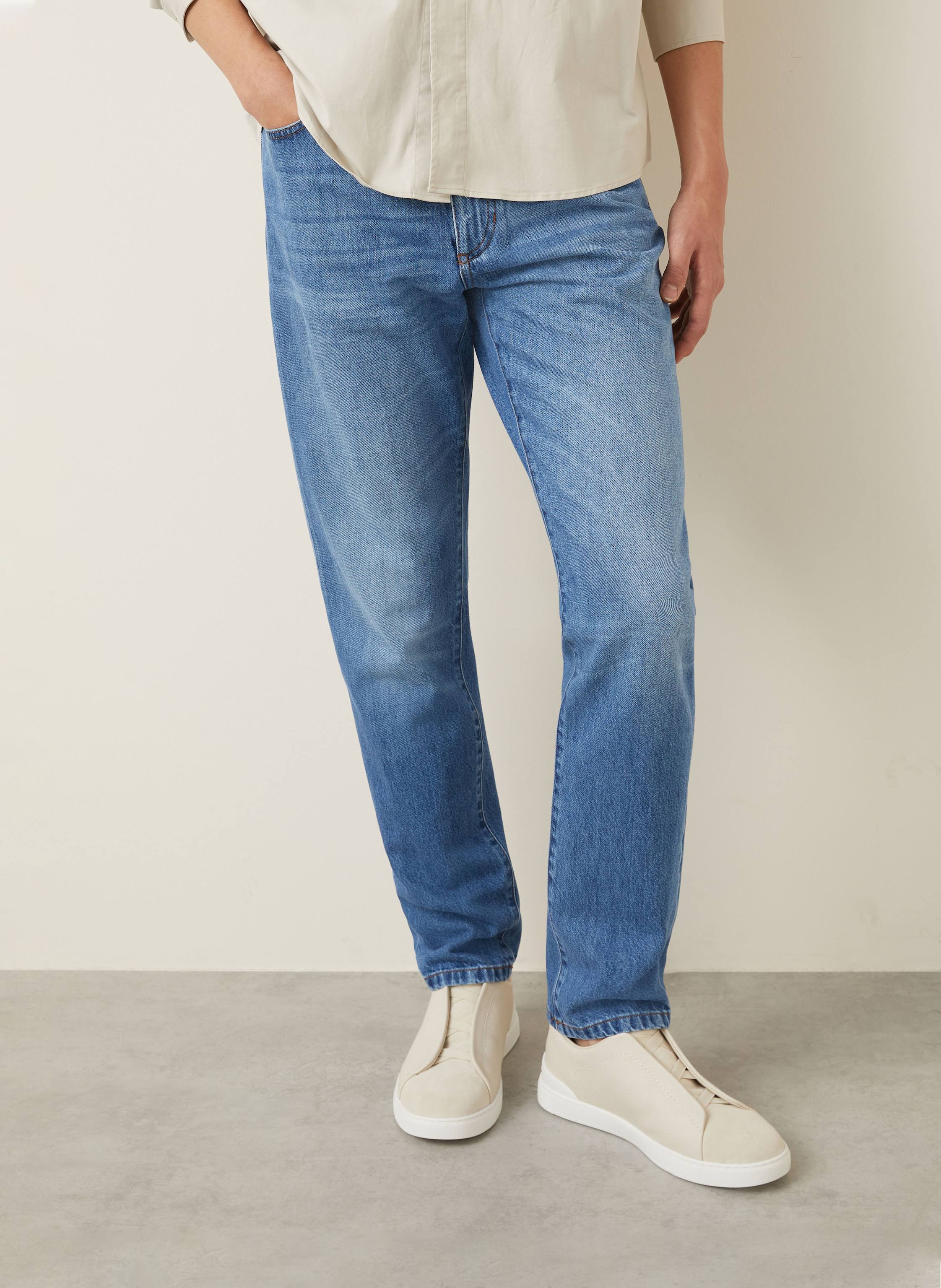 Thumbnail - Zegna Jeans Slim Fit blau
