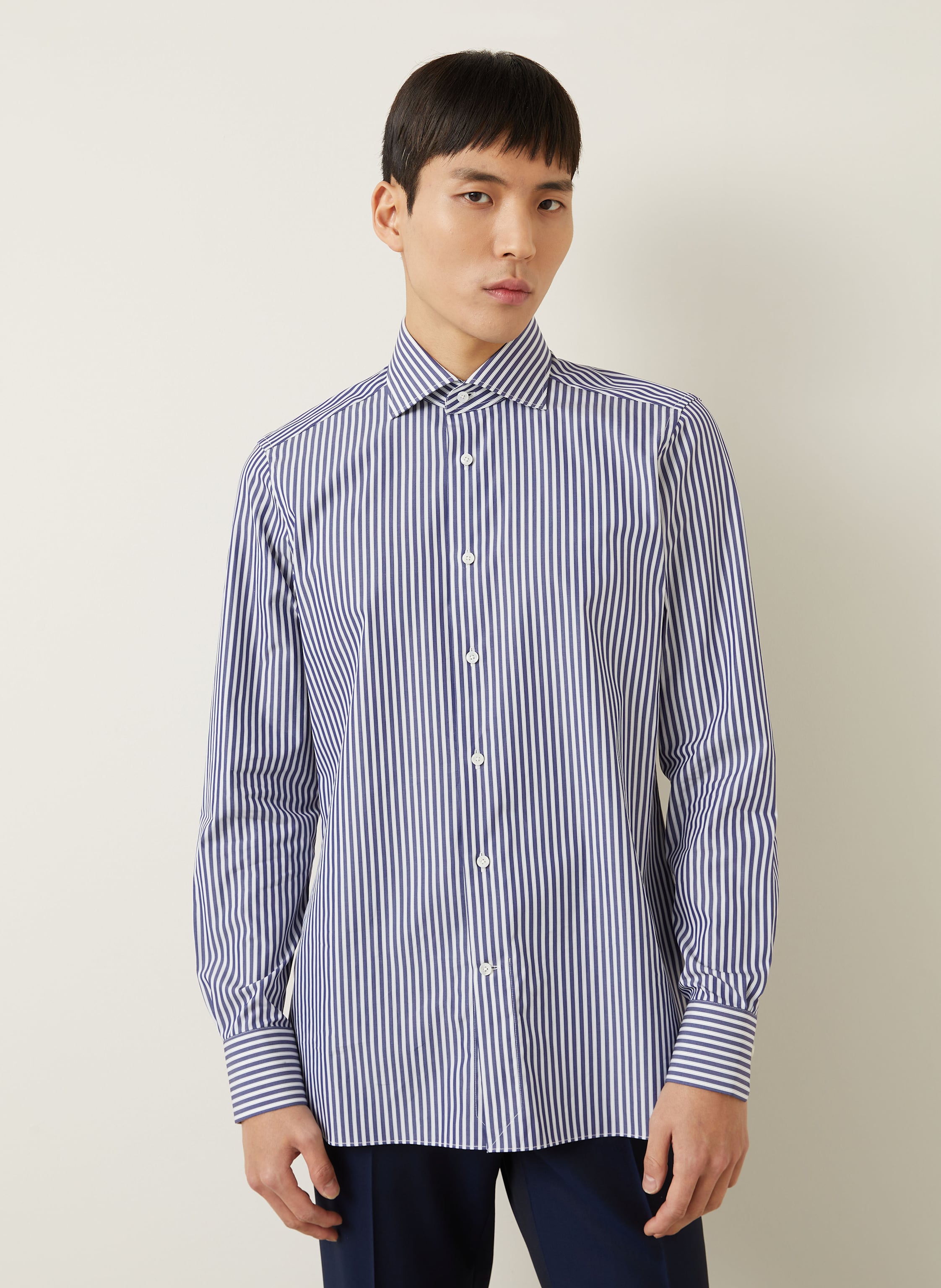 Thumbnail - Zegna Hemd Regular Fit blau