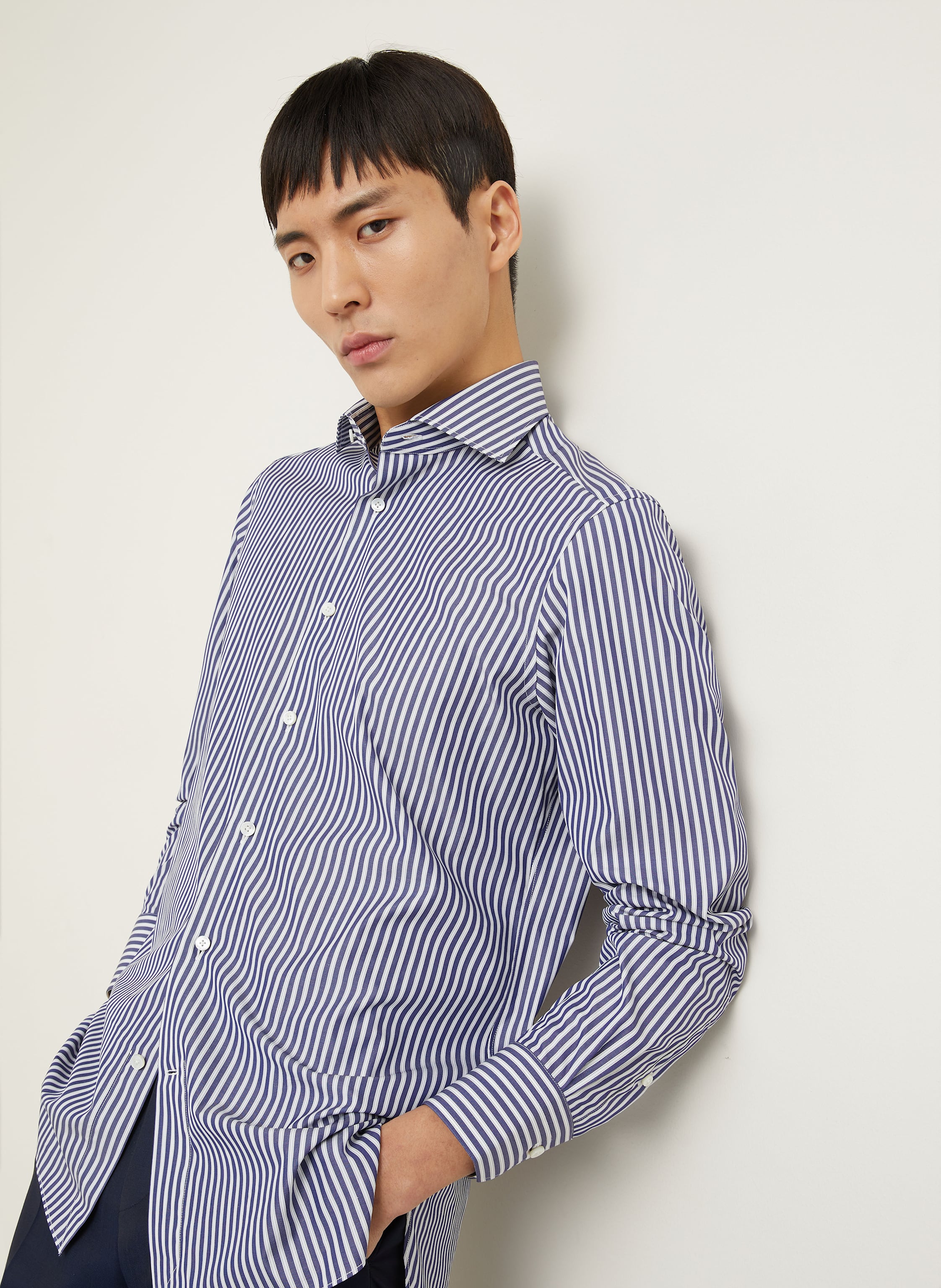 Thumbnail - Zegna Hemd Regular Fit blau