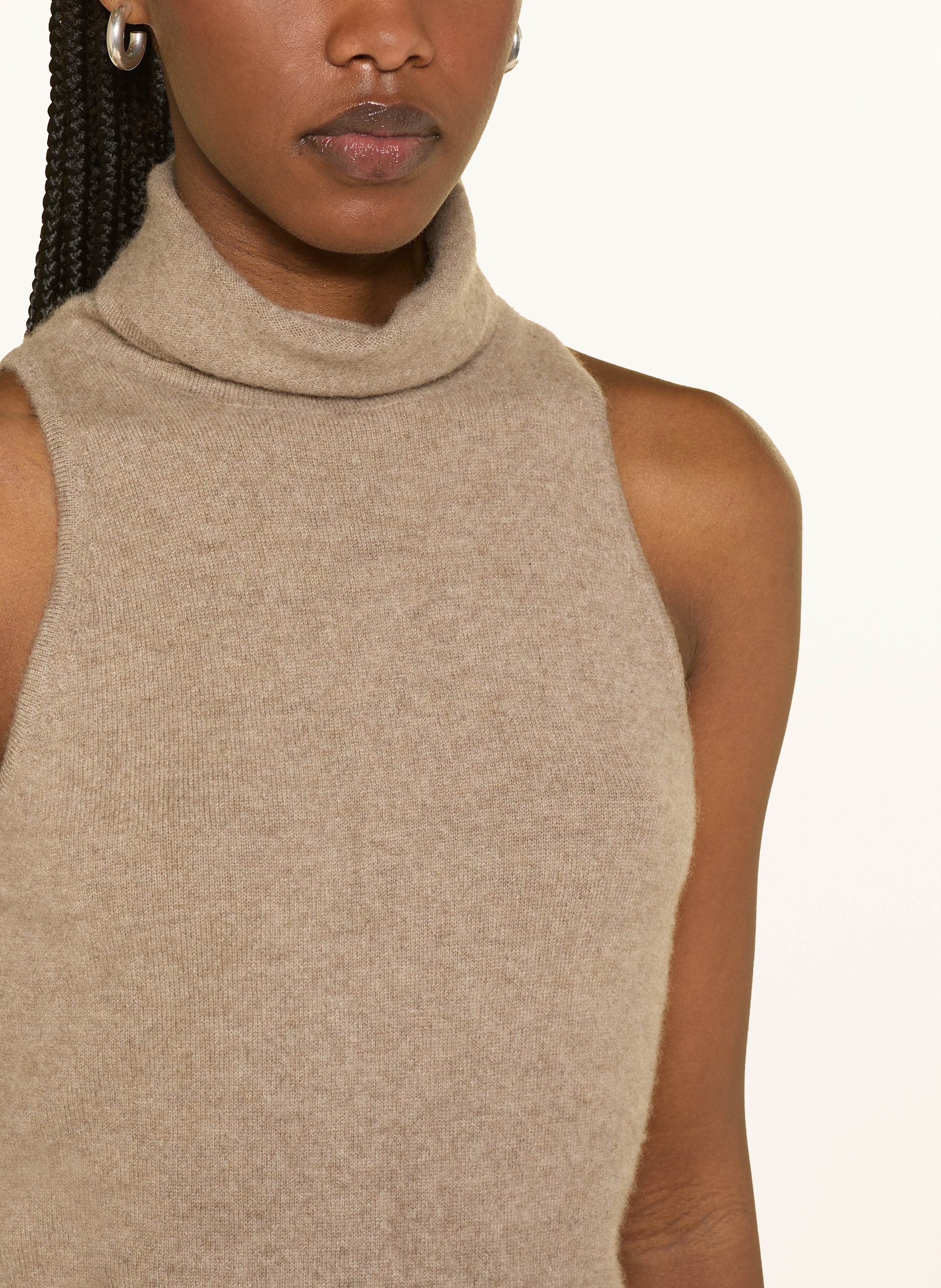 Thumbnail - Almada Label Stricktop Vida Aus Cashmere braun