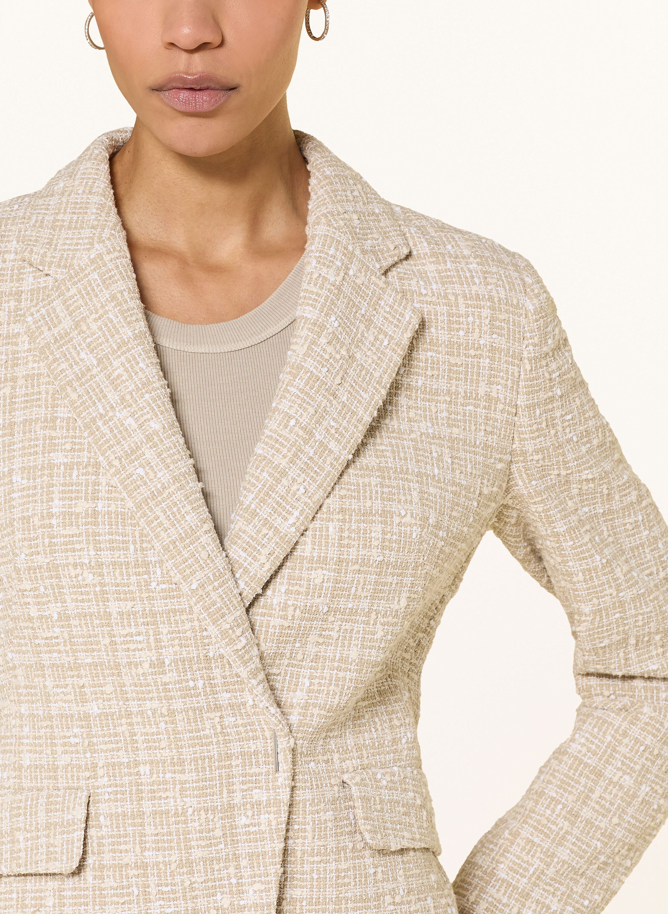 Thumbnail - Boss Tweed-Blazer Jila blau