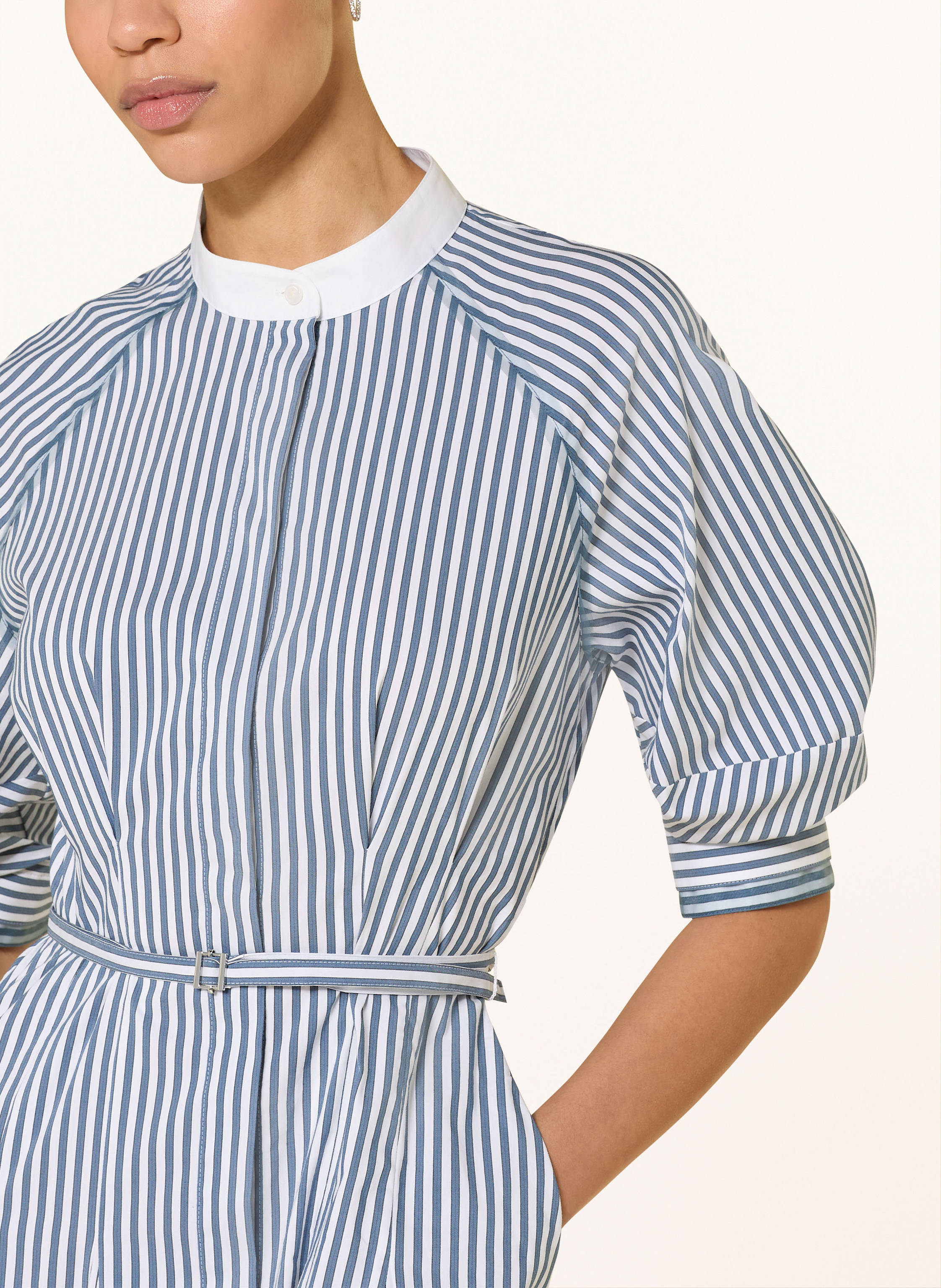 Thumbnail - Boss Kleid Dakania Mit 3/4-Arm blau