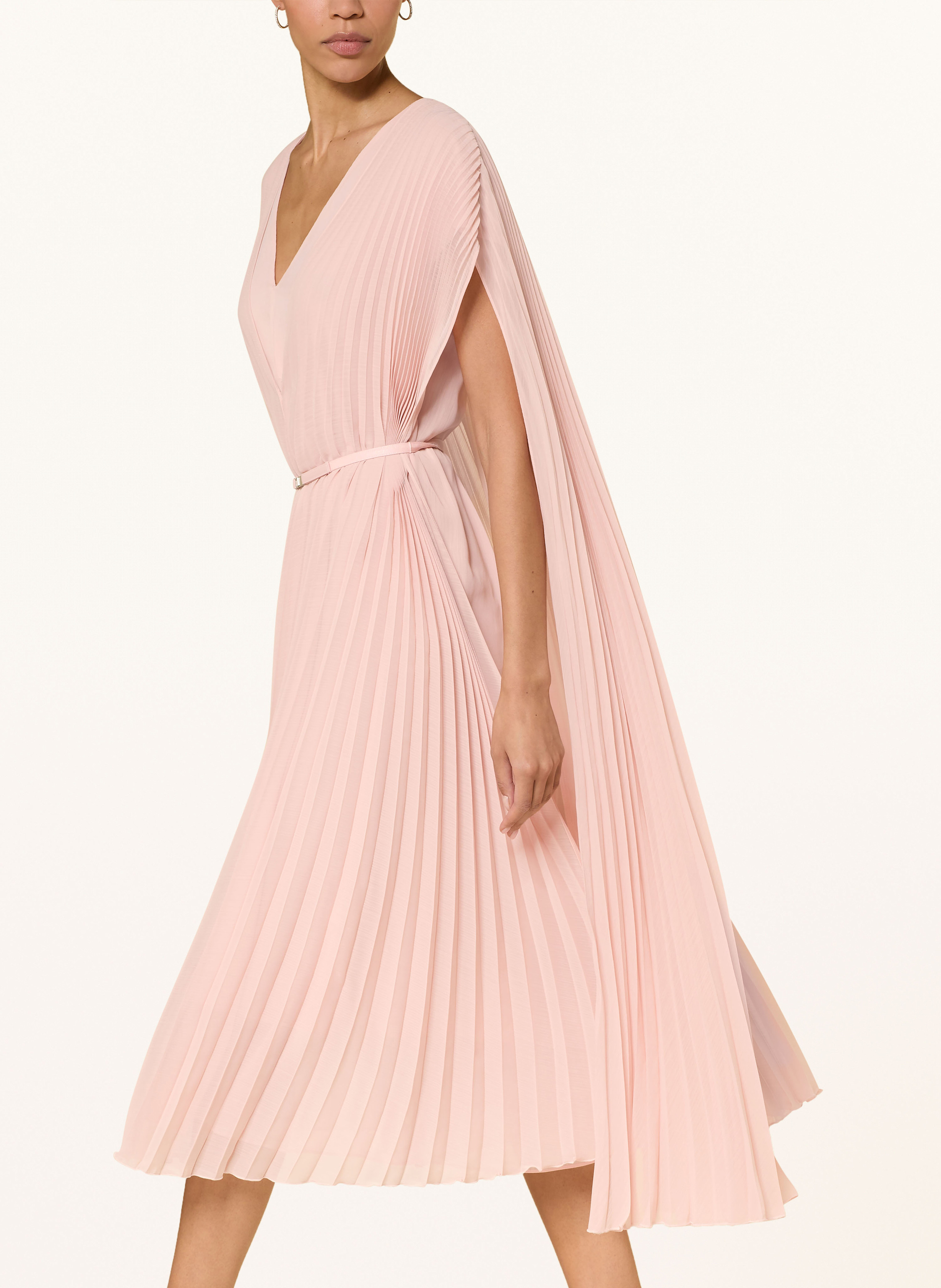 Thumbnail - Boss Cocktailkleid Dennya Mit Plissees rosa