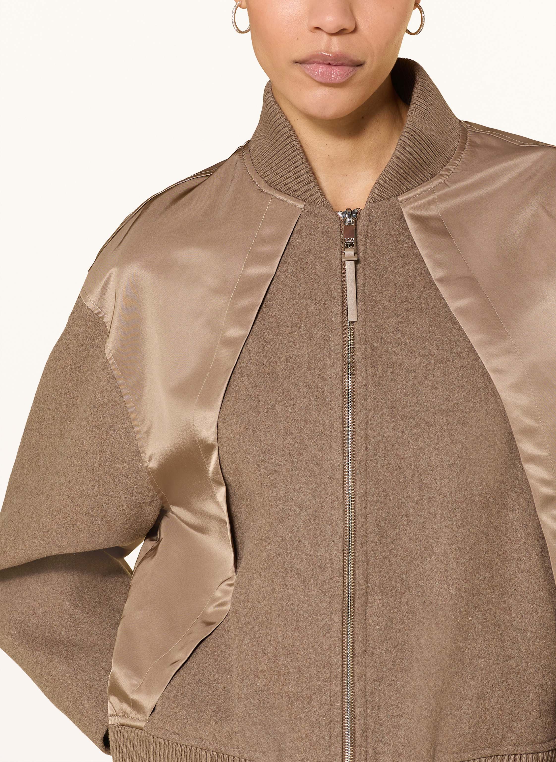 Thumbnail - Boss Blouson Paisie Im Materialmix blau