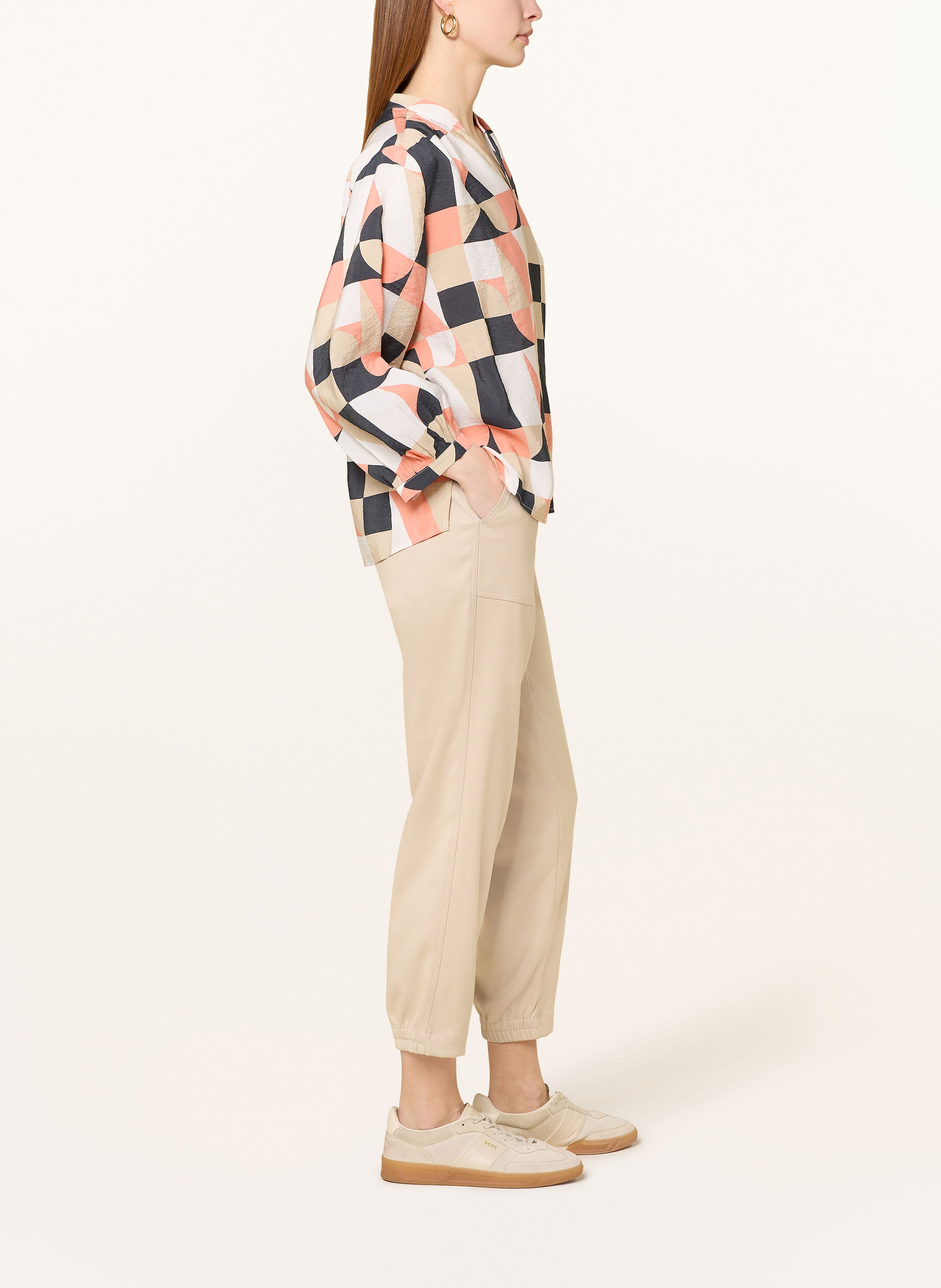 Thumbnail - Opus Hose Myha Im Jogging-Stil beige