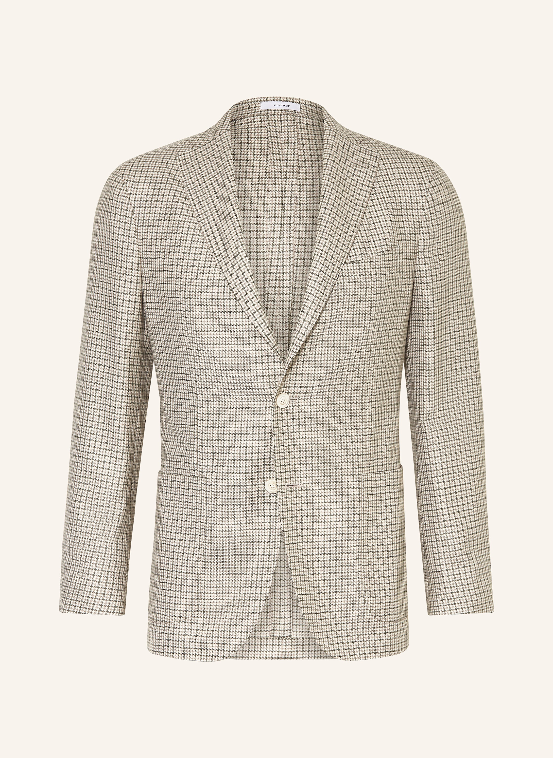 Boglioli Boglioli Sakko Regular Fit beige in BEIGE / DUNKELGRÜN / TAUPE