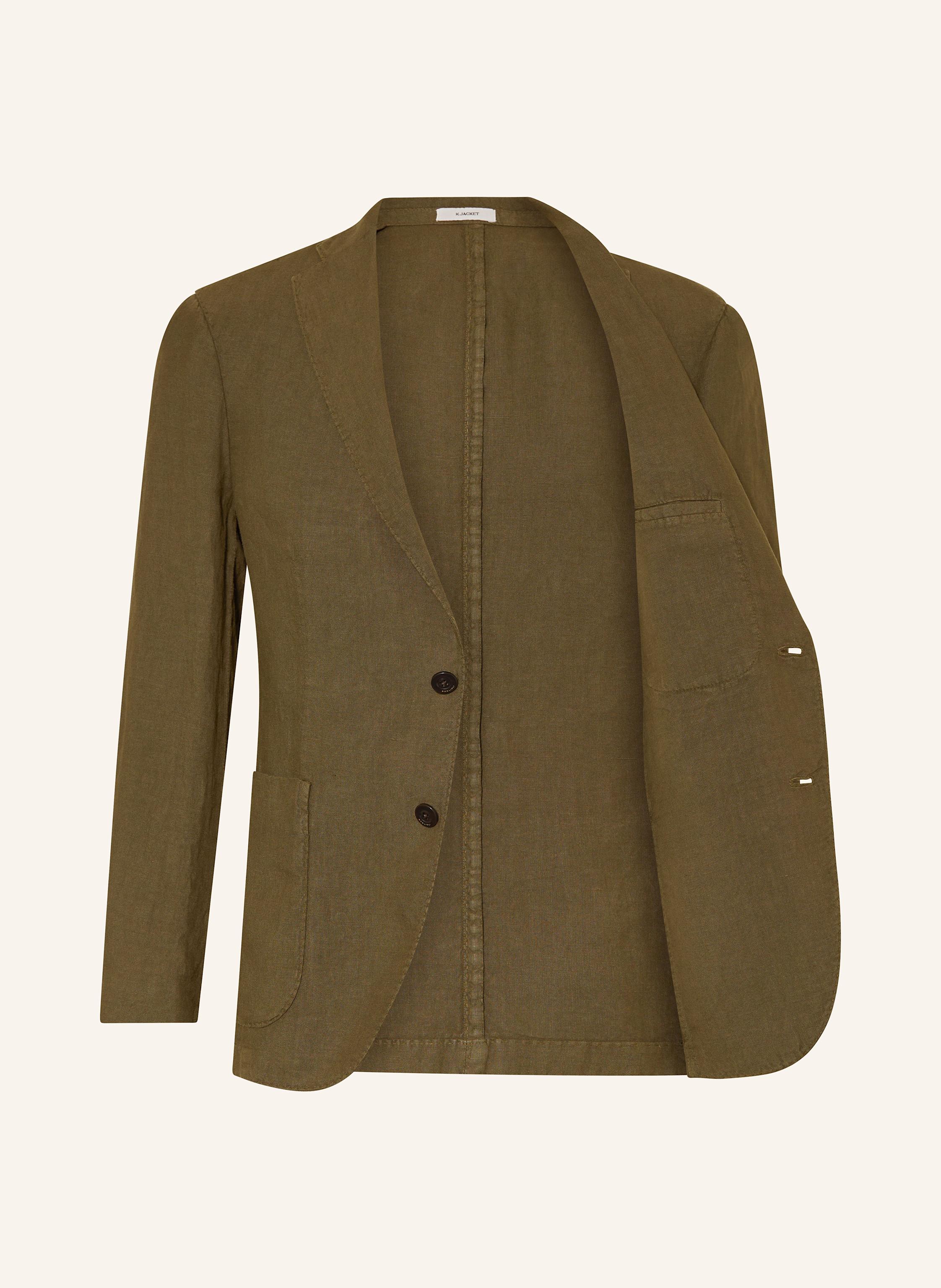 Thumbnail - Boglioli Leinensakko Slim Fit gruen