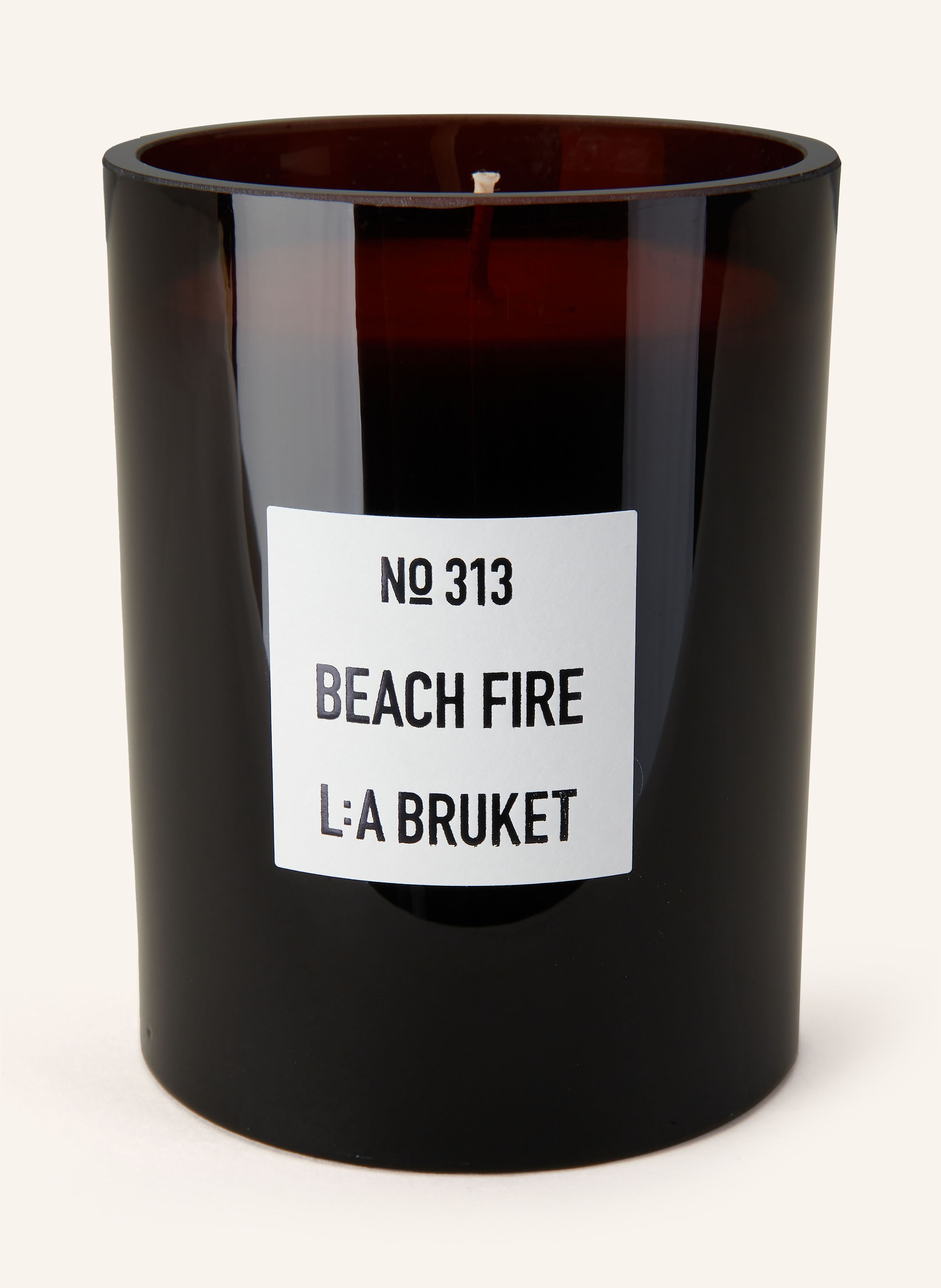 L:A Bruket Duftkerze 313 Beach Fire braun