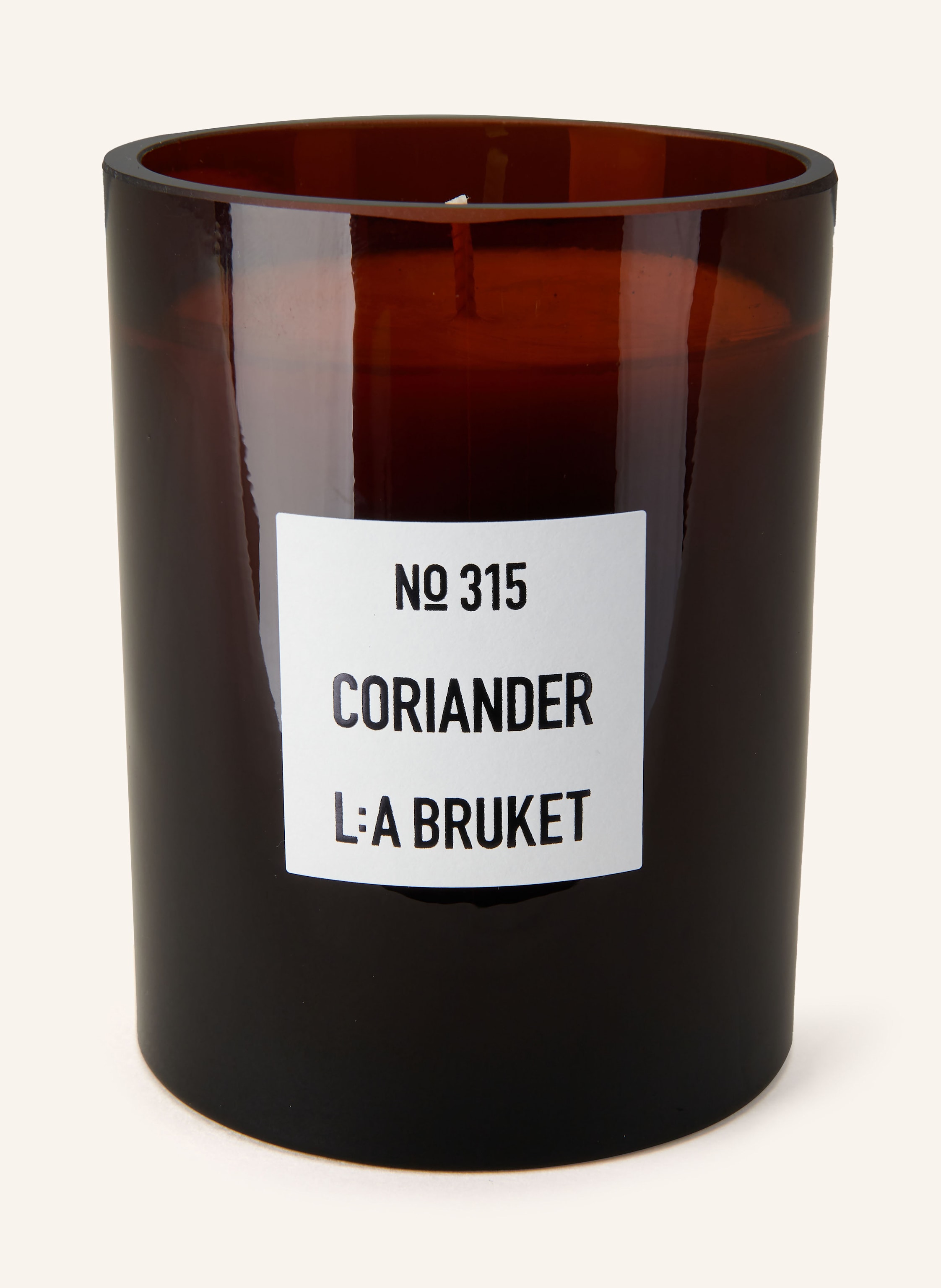 L:A Bruket Duftkerze 315 Coriander braun