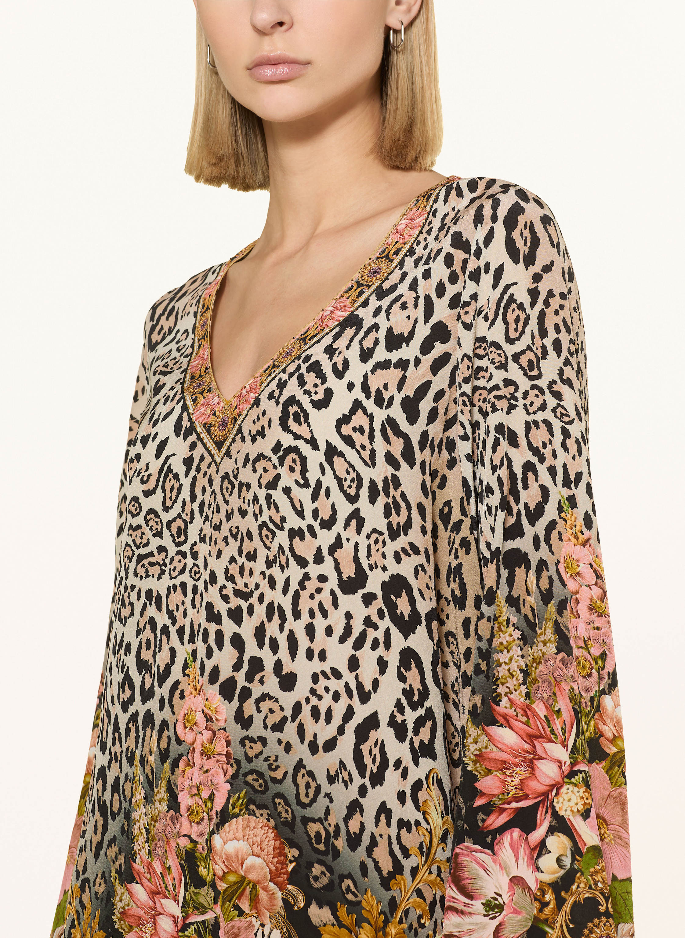 Thumbnail - Princess Goes Hollywood Seidenkleid Mit Schmucksteinen braun