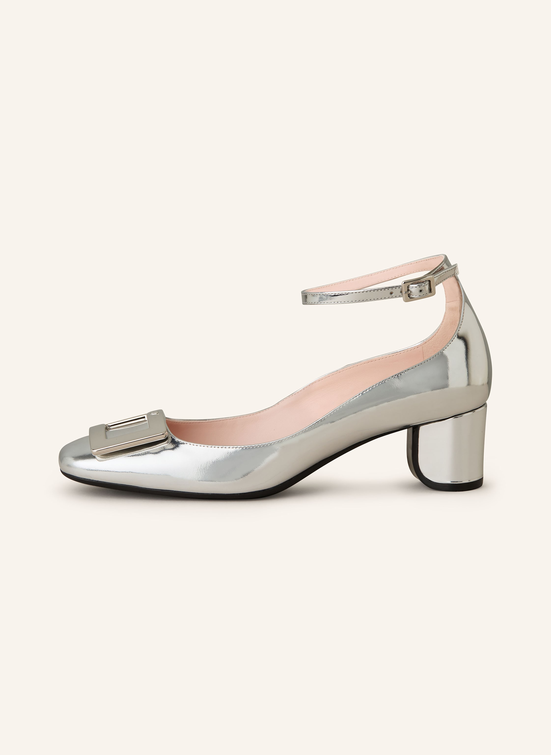 Thumbnail - Roger Vivier Slingpumps U Look silber