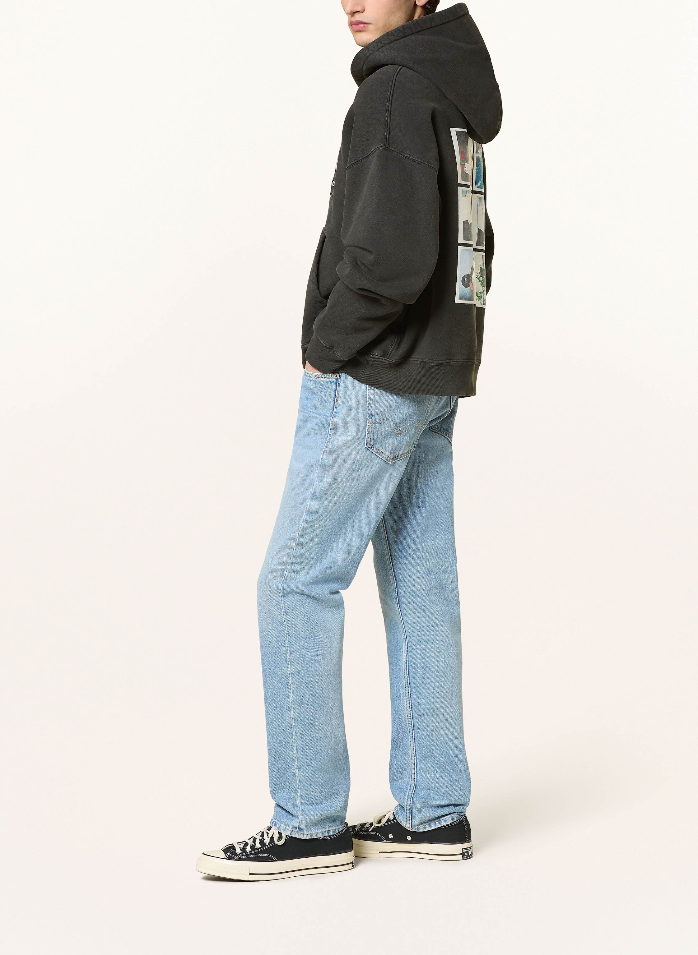 Thumbnail - Replay Jeans Grover Straight Fit blau