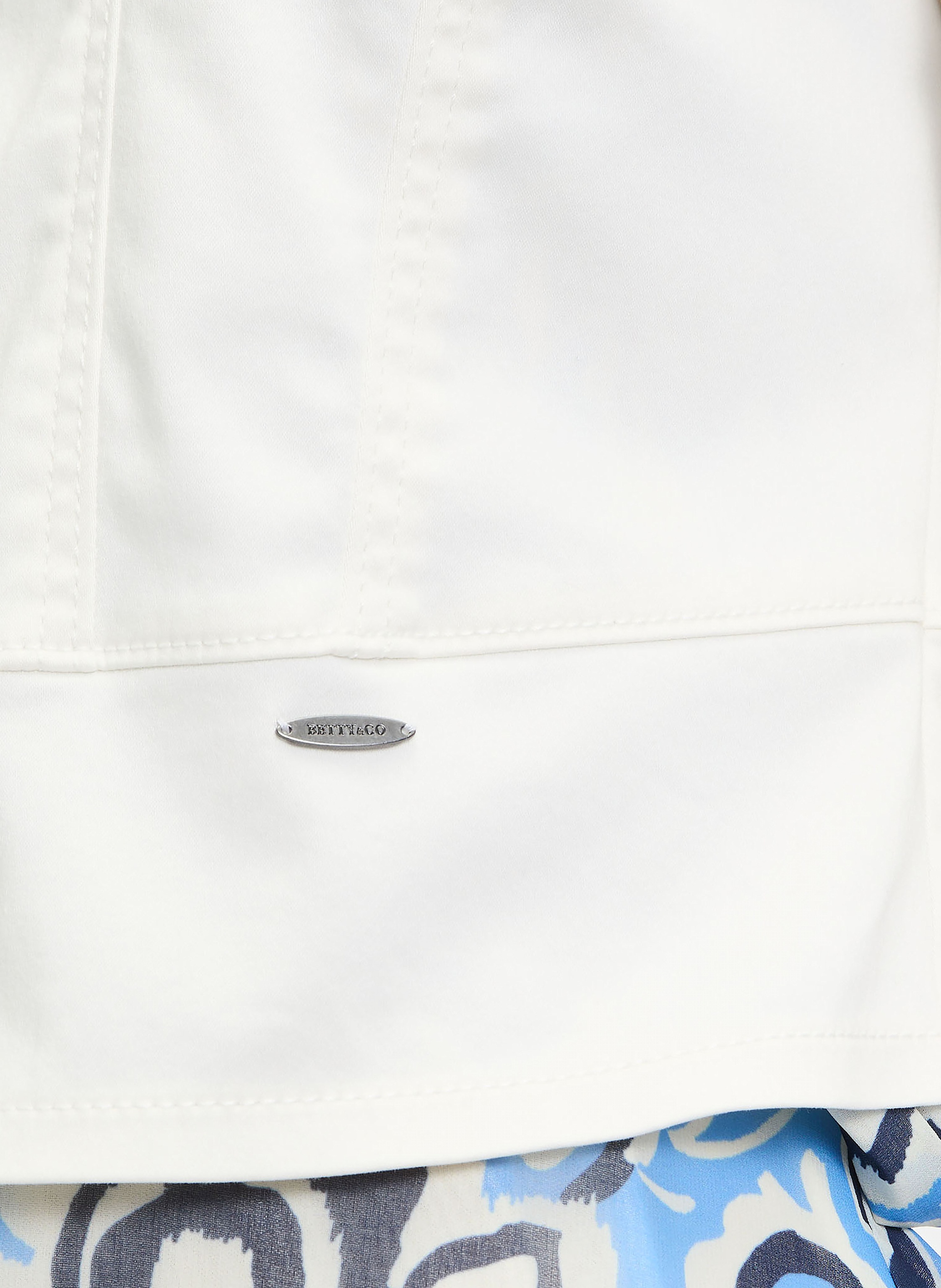 Thumbnail - Betty&Co Cropped-Jacke Mit 3/4-Arm weiss
