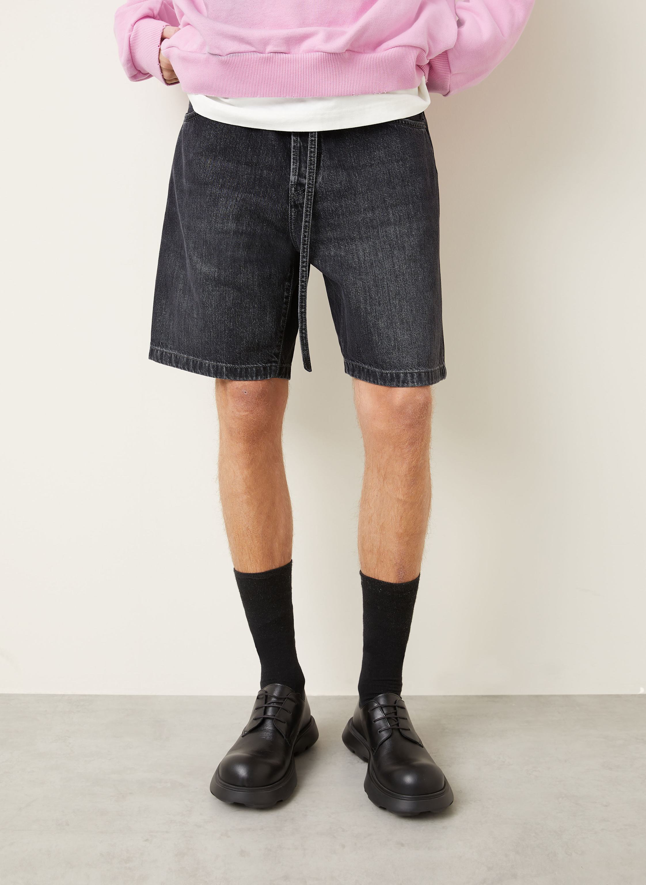 Thumbnail - Acne Studios Jeansshorts schwarz