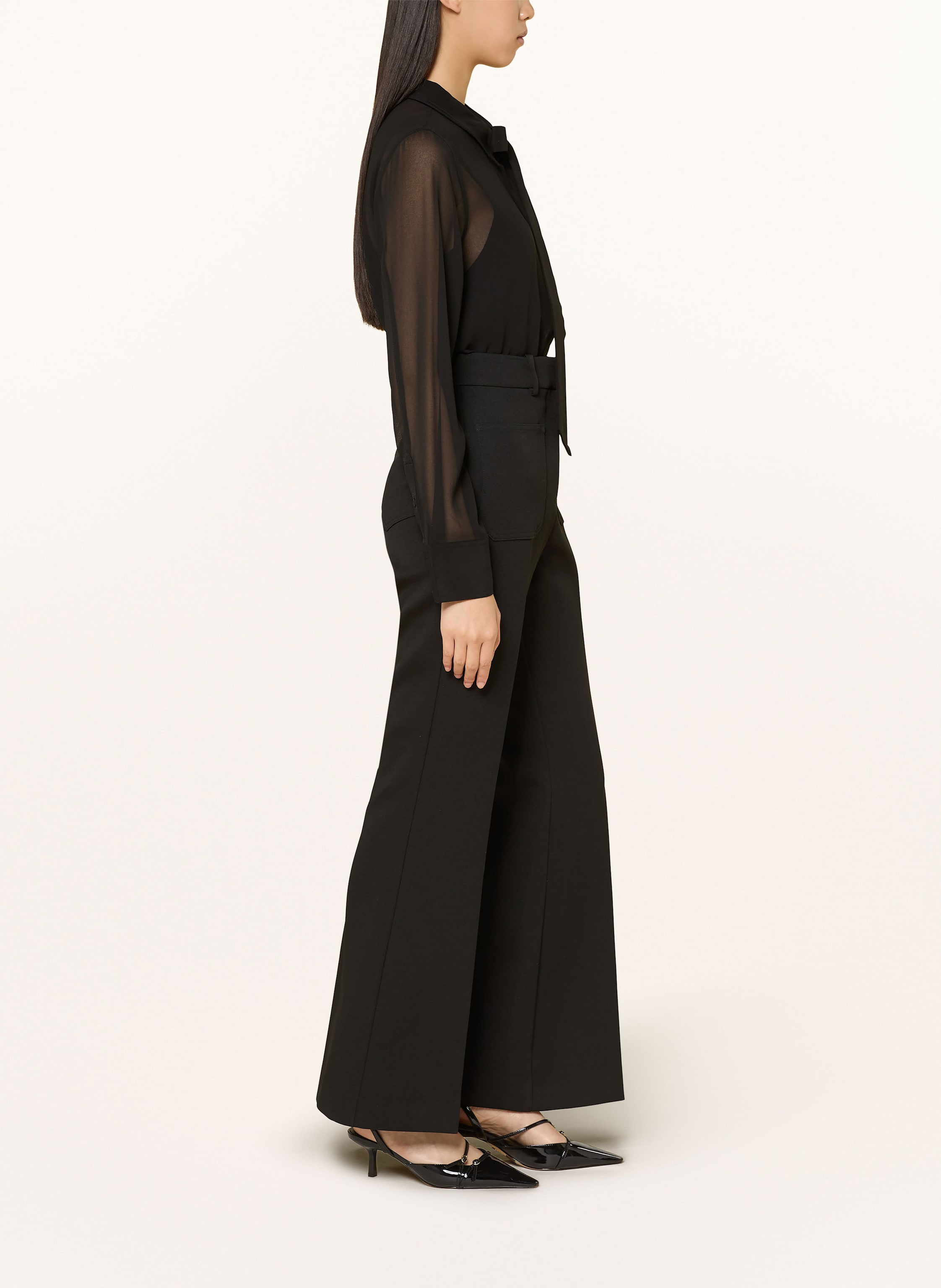 Thumbnail - Reiss Marlenehose Athena schwarz