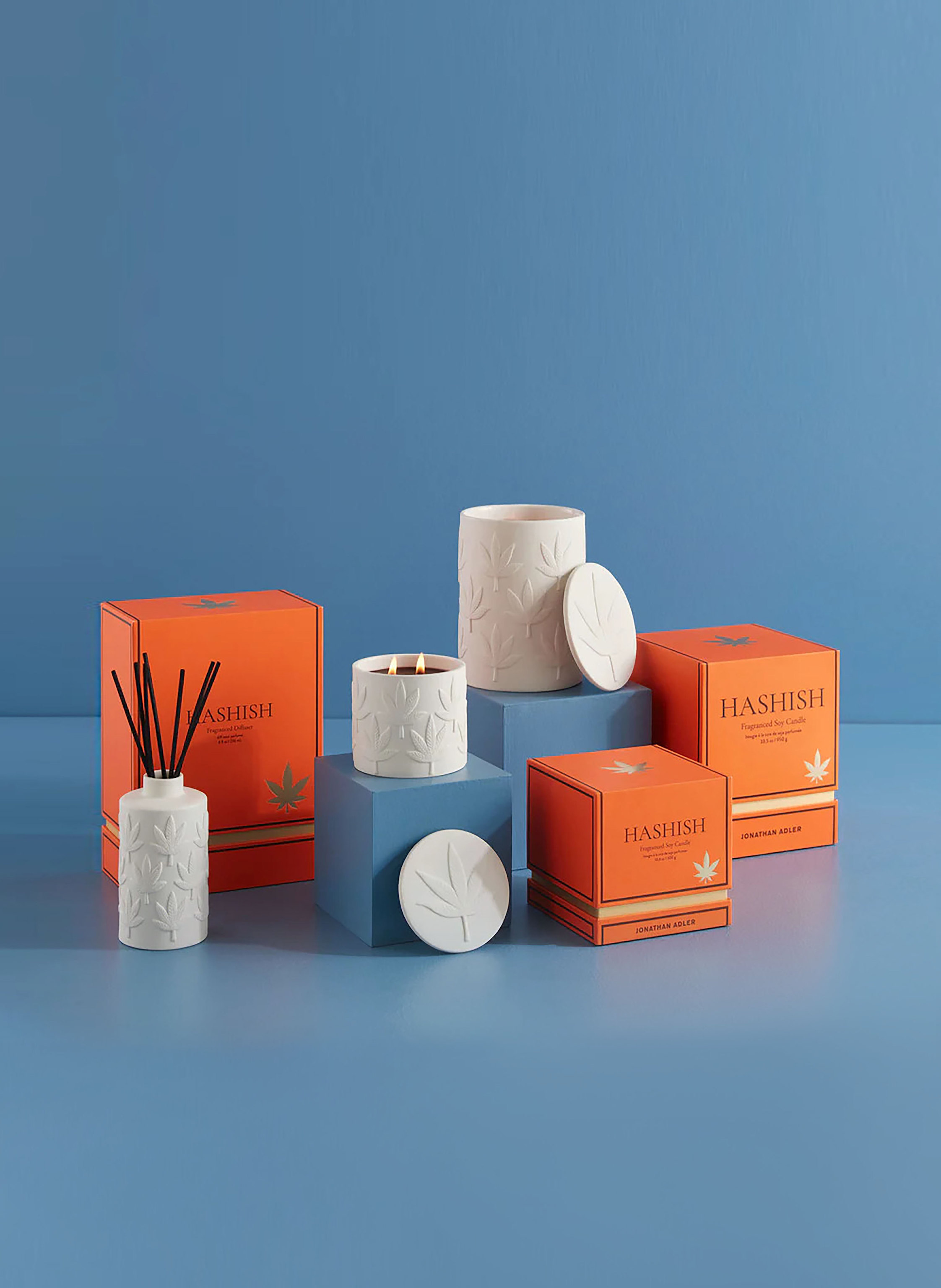 Thumbnail - Jonathan Adler Duftkerze Hashish braun