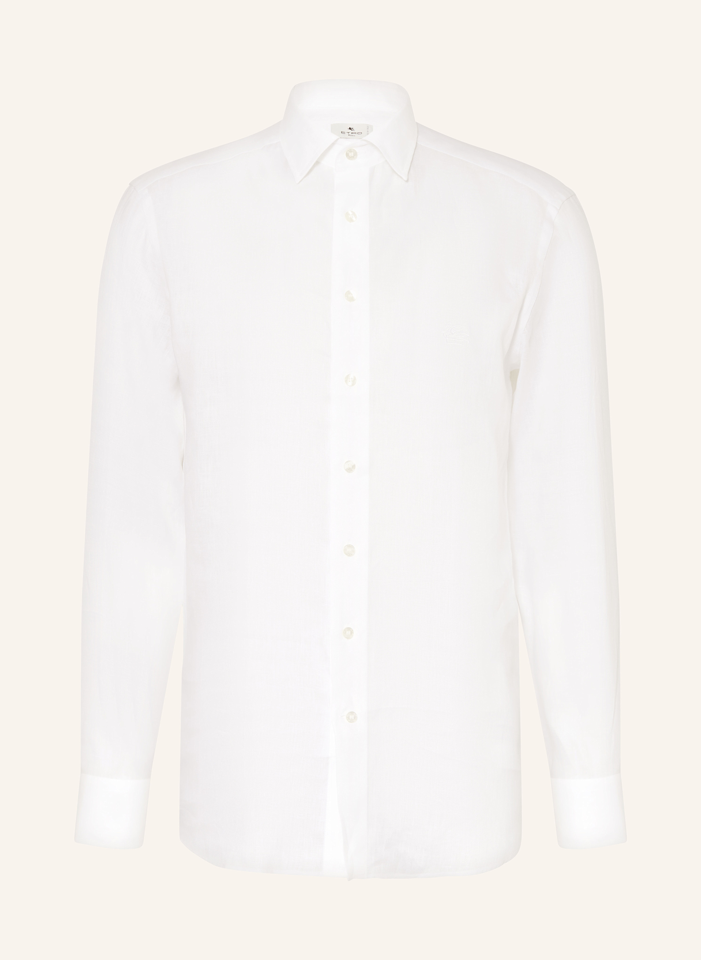 Etro Etro Leinenhemd Regular Fit weiss in WEISS