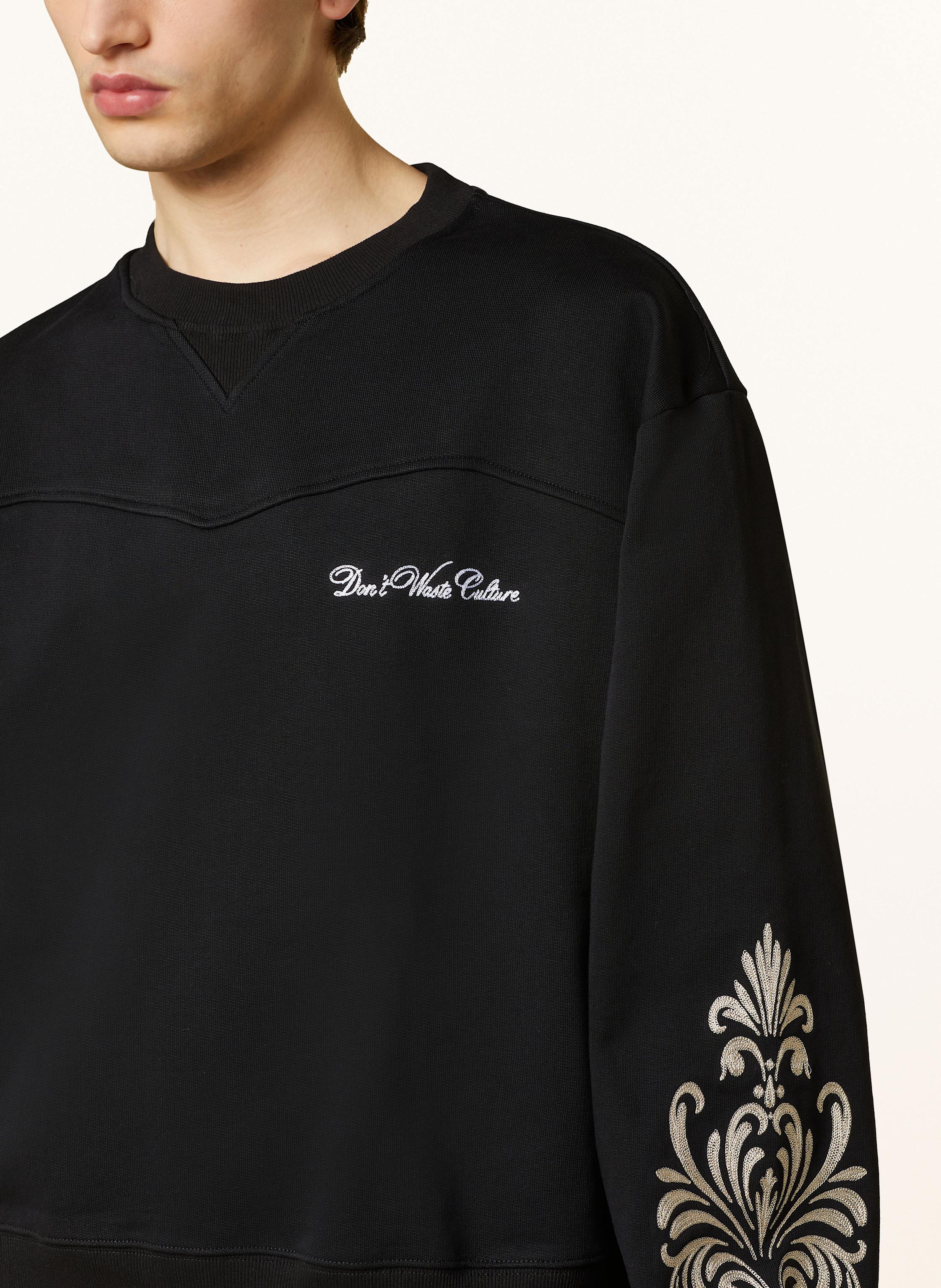 Thumbnail - Don't Waste Culture Sweatshirt Gravien schwarz