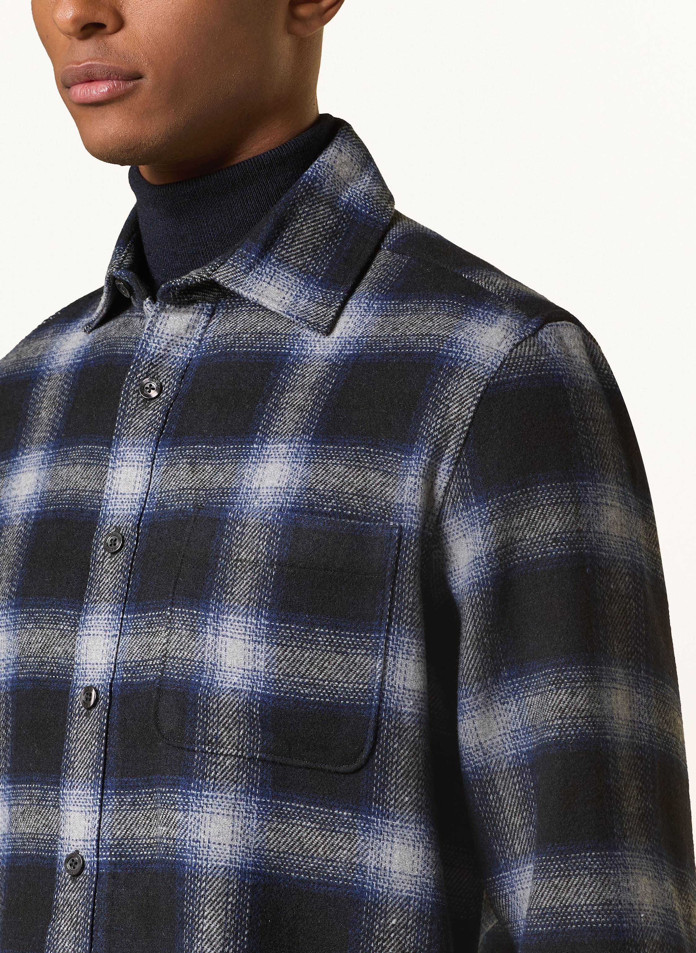 Thumbnail - Reiss Overshirt Crosby blau