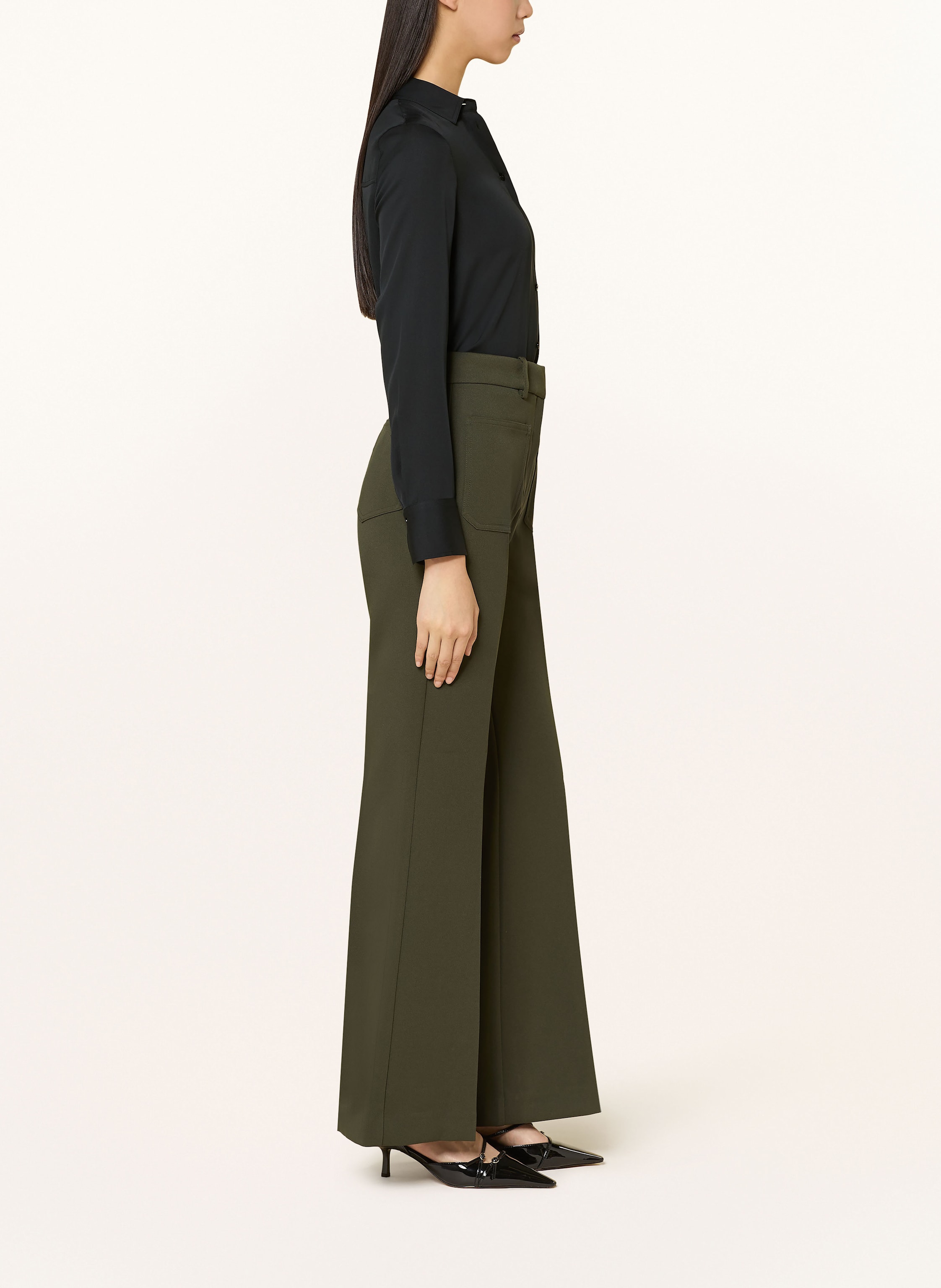 Thumbnail - Reiss Marlenehose gruen